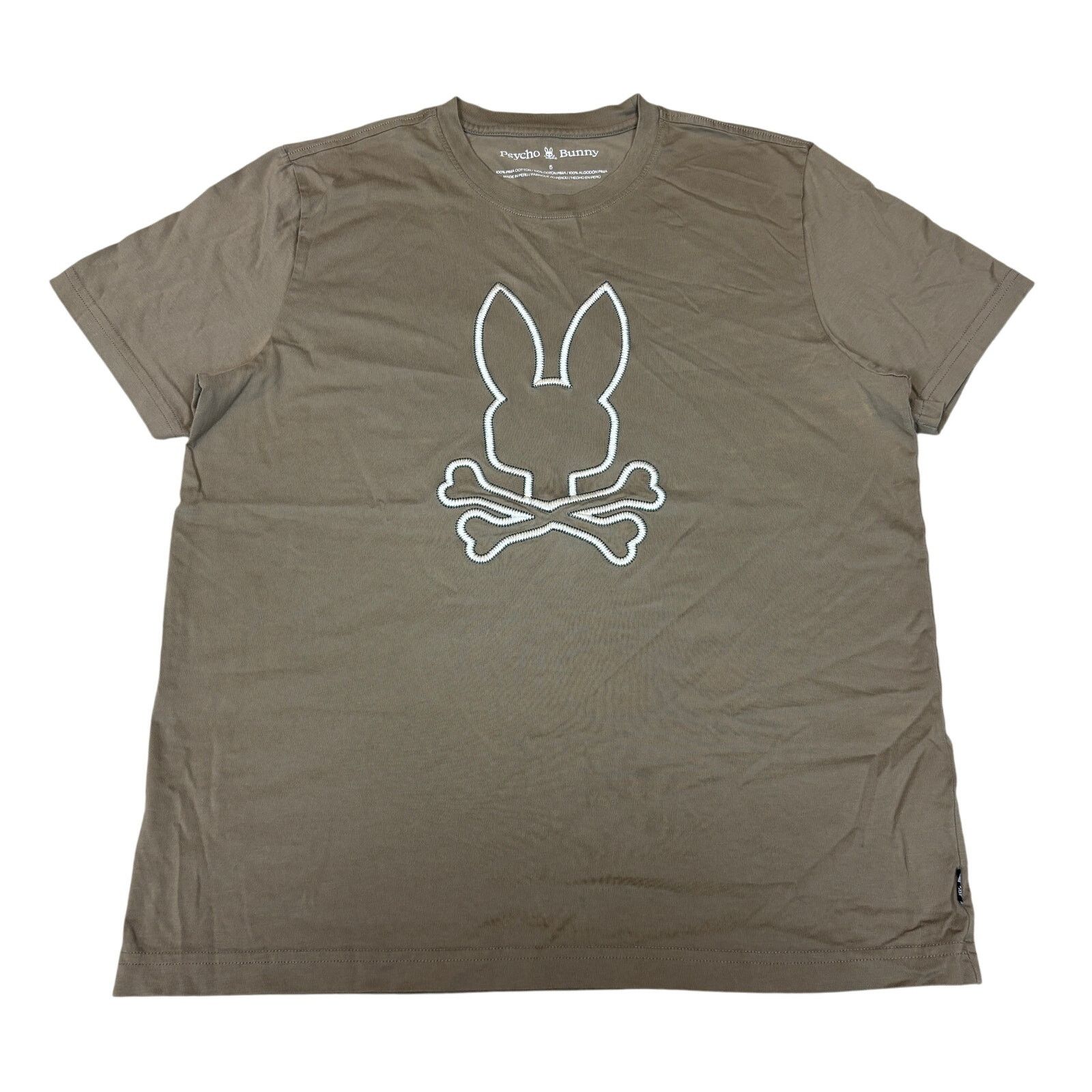 Psycho Bunny Psycho Bunny Floyd Embroidered Graphic T Shirt Men's 5/M Size US M / EU 48-50 / 2 - 1 Thumbnail