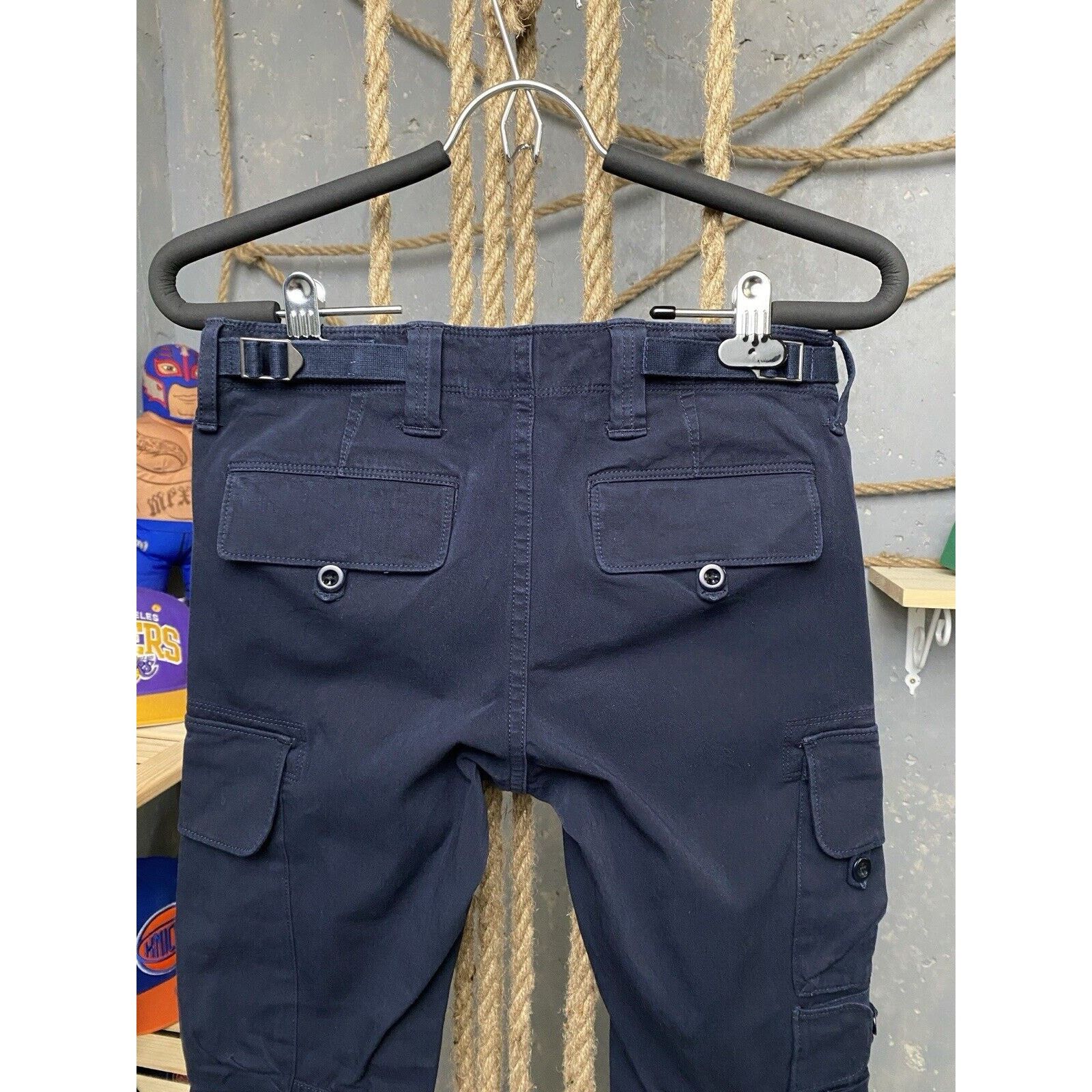 Ralph Lauren Vintage Ralph Lauren Cargo Pants Women Blue Pockets Size 4 Size 27" / US 4 / IT 40 - 15 Thumbnail