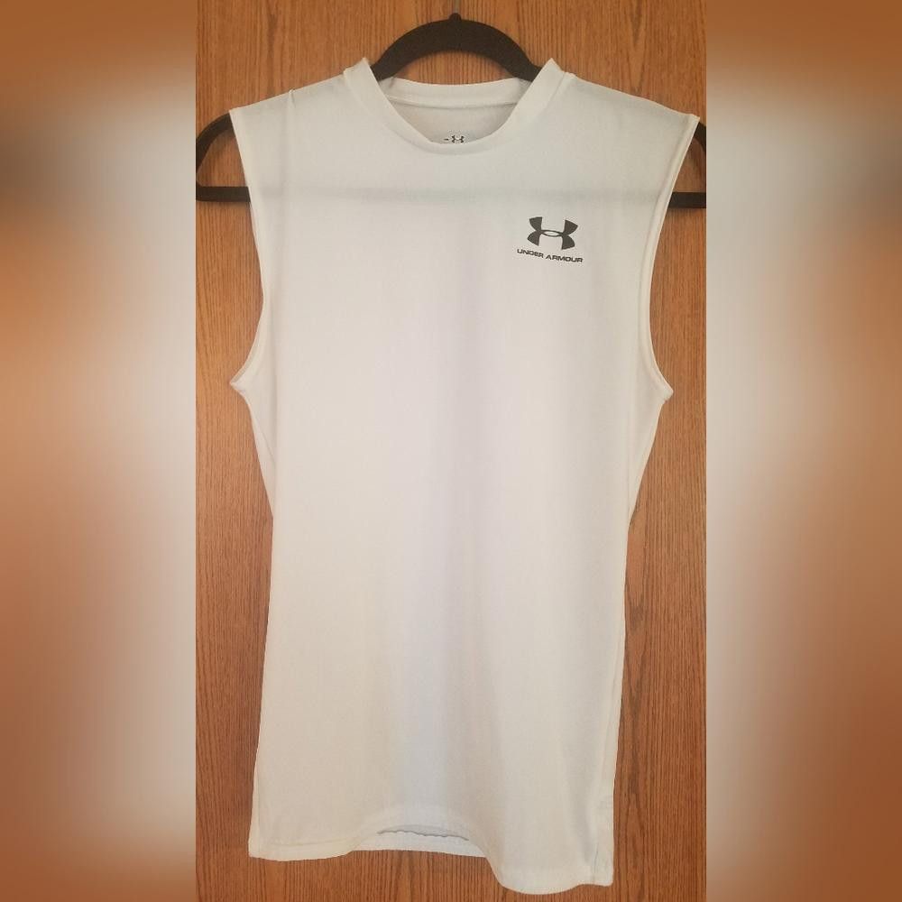 Under Armour Under Armour Sleeveless Shirt Size Medium Size US XXS / EU 40 - 1 Thumbnail