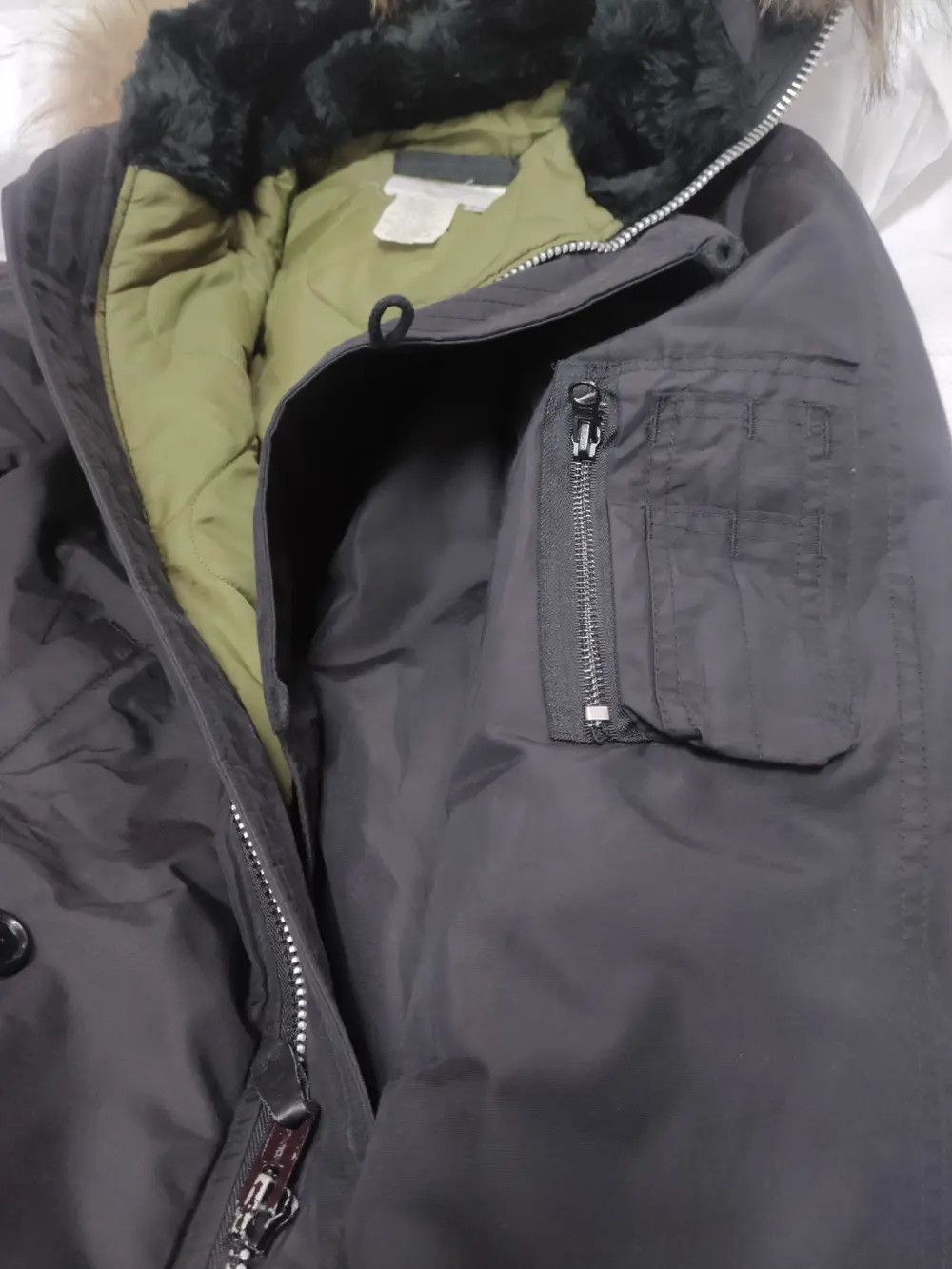 Vintage Vintage MA-1 bomber furr flying jacket Size US S / EU 44-46 / 1 - 7 Thumbnail