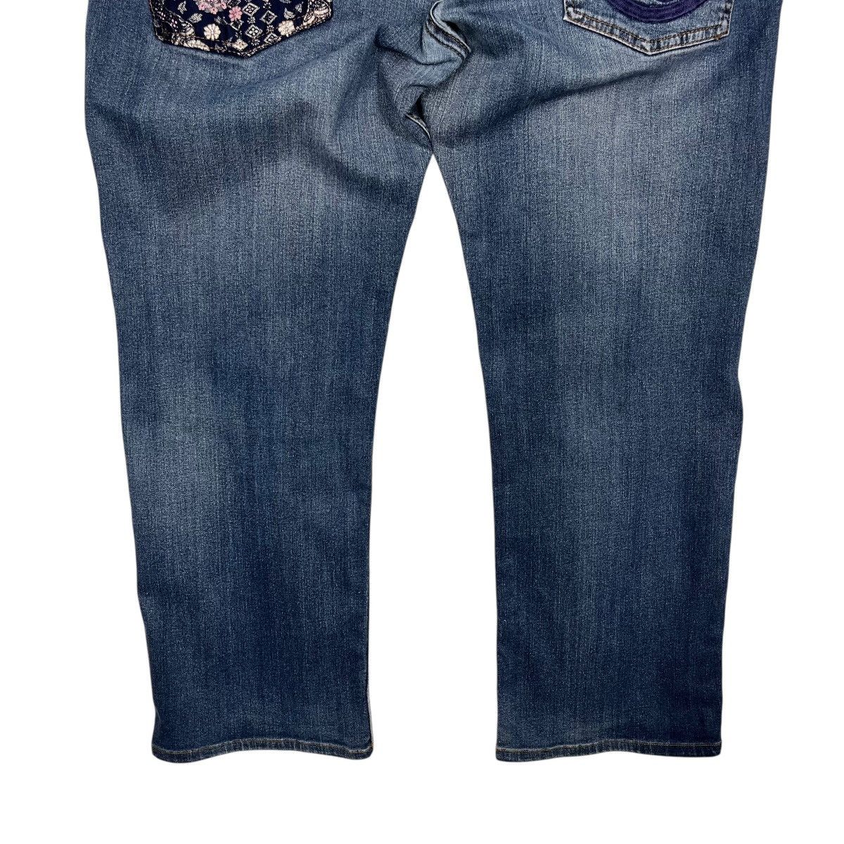 Japanese Brand Vintage Japanese Designer Embroidery Logo Denim Size US 38 / EU 54 - 10 Thumbnail