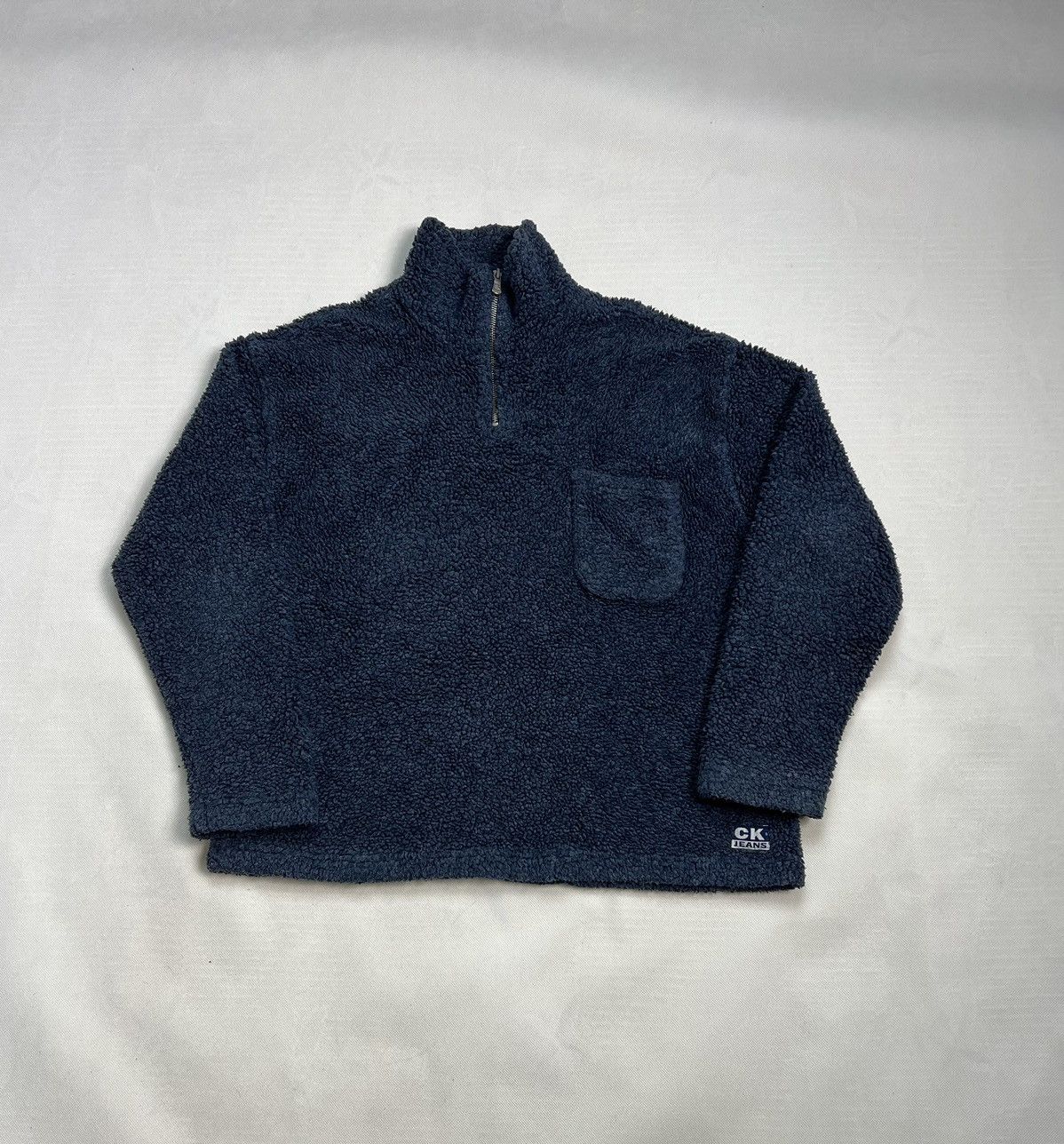 Calvin Klein Fleece Fur Jacket Calvin Klein Jeans Vintage 90’s Oversize Size L / US 10 / IT 46 - 1 Thumbnail
