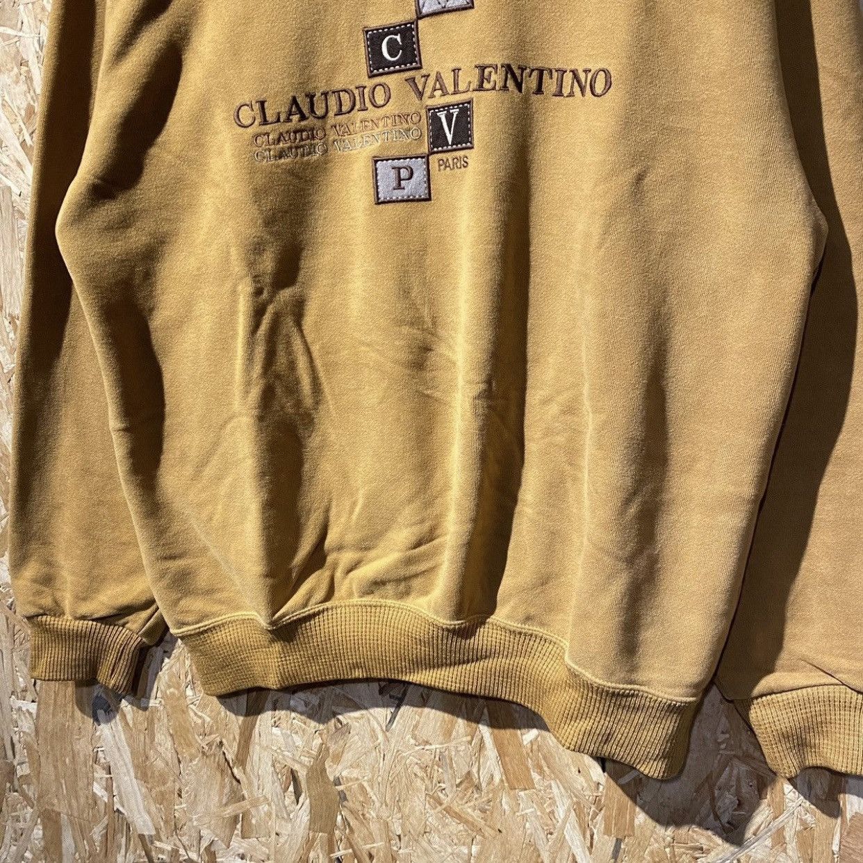 Valentino × Vintage Vintage Claudio Valentino sweatshirt Size US L / EU 52-54 / 3 - 4 Thumbnail