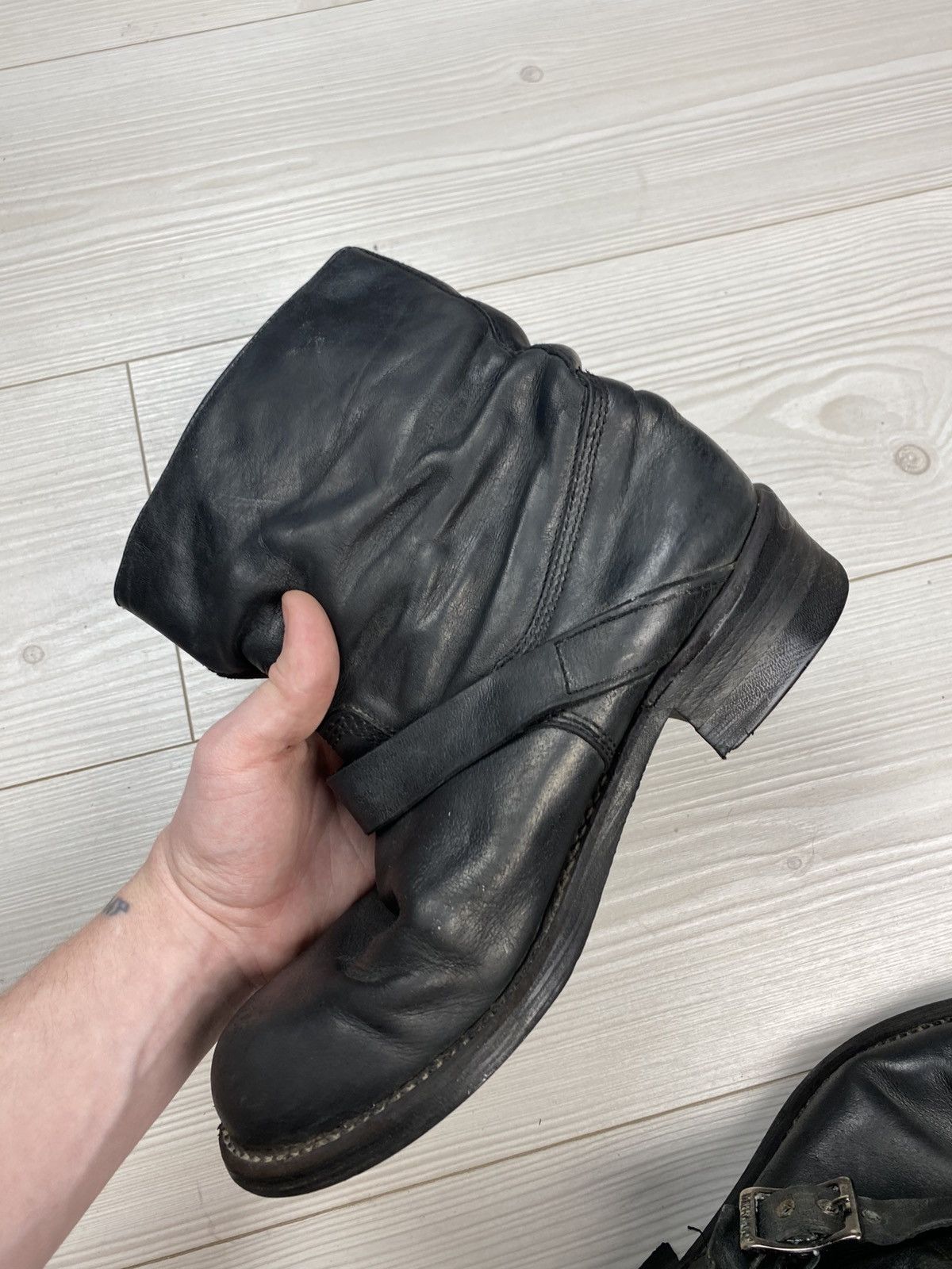 Vintage Vintage avant garde leather boots Harley Davidson y2k Size US 9 / IT 39 - 11 Thumbnail