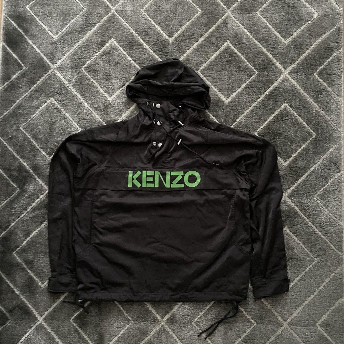 Kenzo KENZO Satin Logo Windbreaker Size US M / EU 48-50 / 2 - 1 Thumbnail