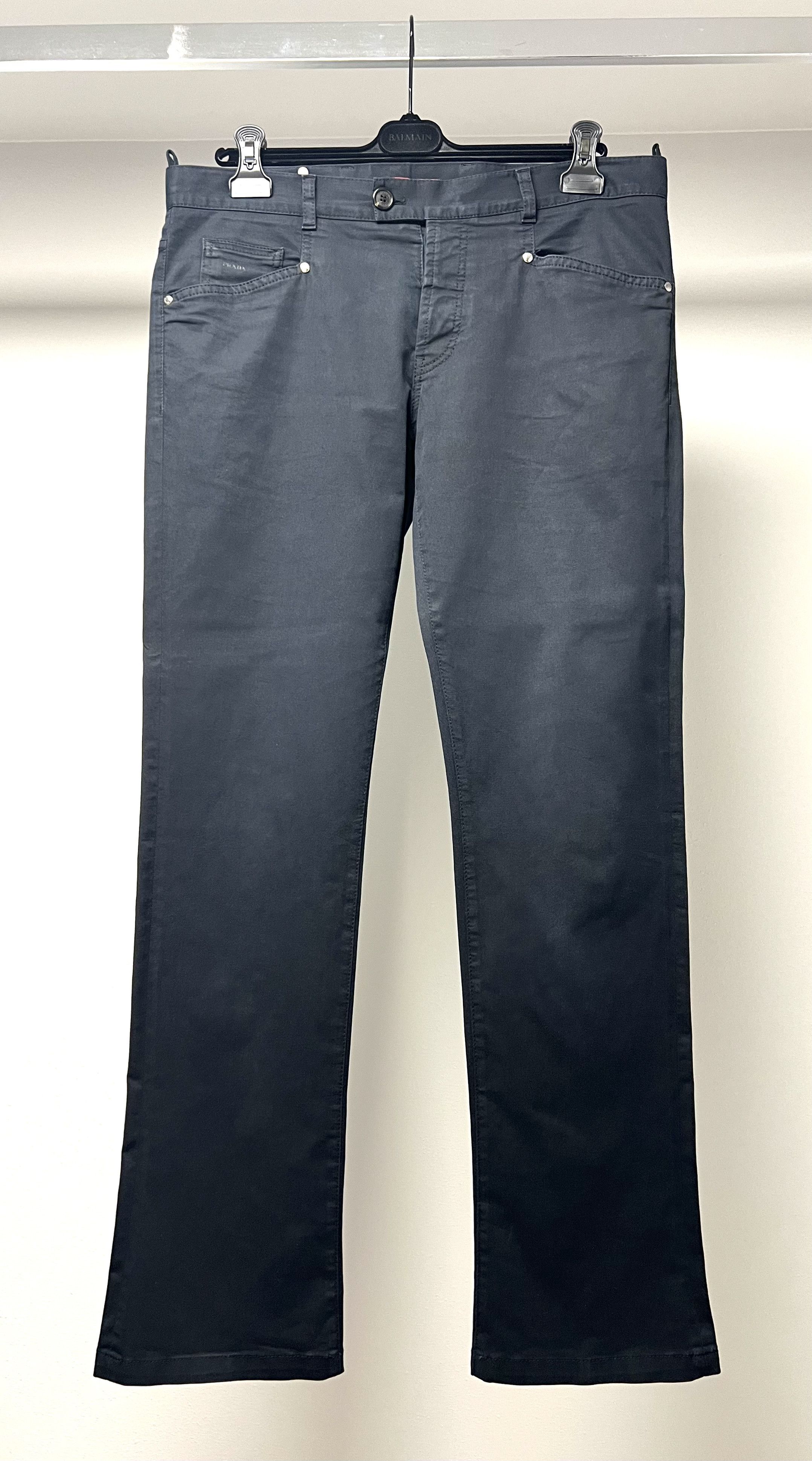 Prada PRADA LINEA ROSSA COTTON BLEND FLARE LEG CASUAL PANTS Size US 36 / EU 52 - 2 Thumbnail