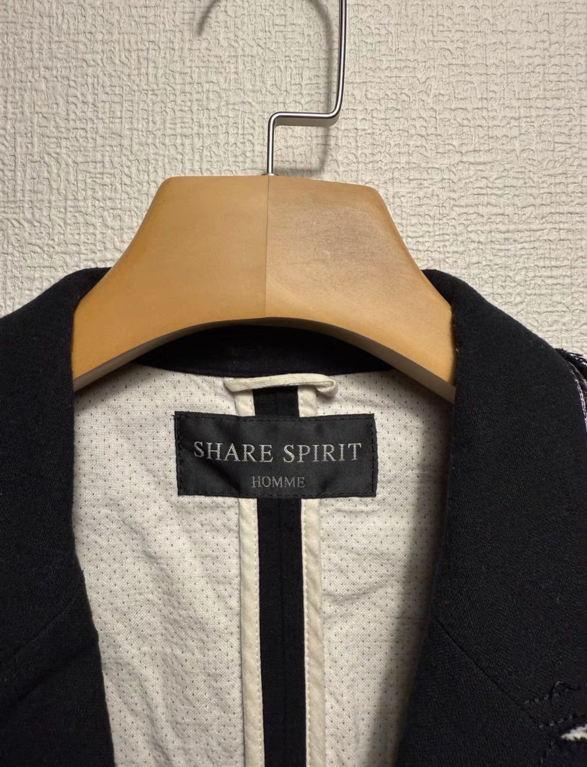 Share Spirit Homme Share Spirit HOMME Distressed Fringe Blazer Jacket K24 Size US S / EU 44-46 / 1 - 2 Thumbnail