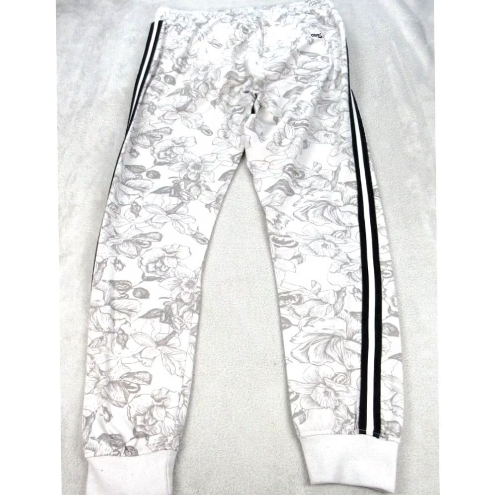 Ecko Unltd. VINTAGE ECKO UNLTD Pants Mens Small White Floral Pockets Elastic Drawstring Waist Jogger Size US 29 - 3 Thumbnail