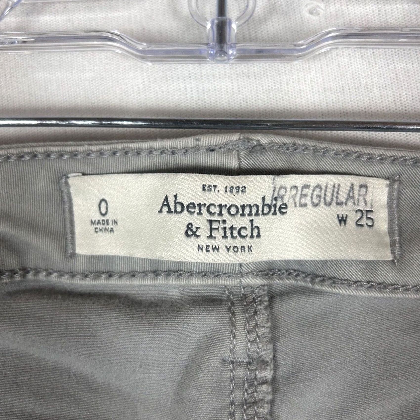 Abercrombie & Fitch Abercrombie & Fitch Skinny Jeans Jeggings Womens Size 0 Gray Mid Rise A&F Size 25" / US 0 / IT 36 - 4 Thumbnail