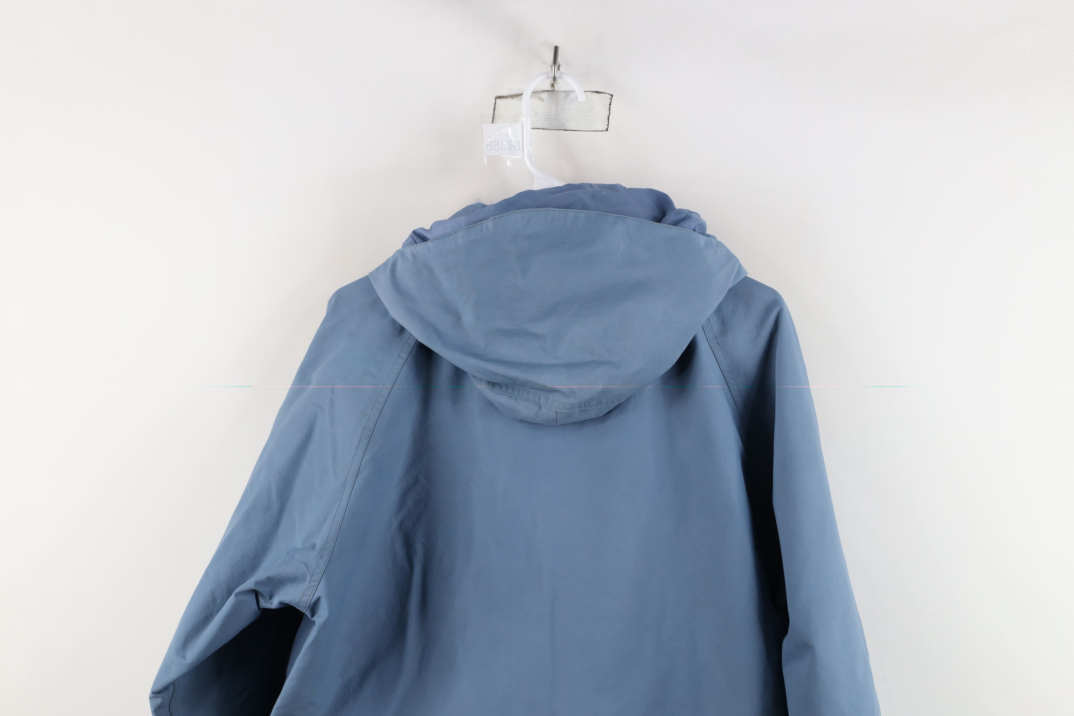 Cabelas × Vintage Vintage 80s 90s Cabelas Goretex Hooded Rain Jacket Blue Size US L / EU 52-54 / 3 - 16 Thumbnail