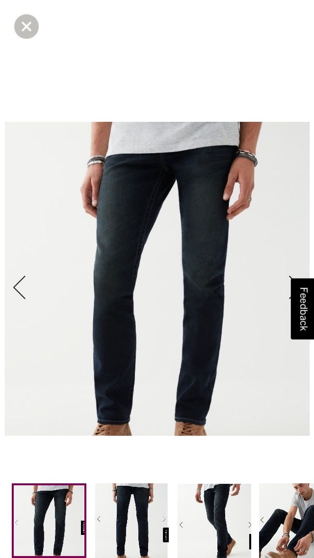 True Religion True Religion Rocco Relaxed Skinny Jeans 31 Size US 31 - 1 Thumbnail