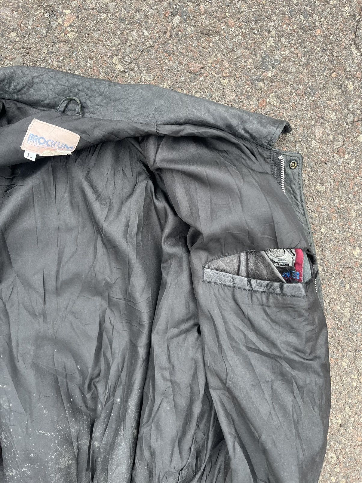 Brockum The Rolling Stones Leather Jacket Tour 89’ “Steel Wheels” Size US L / EU 52-54 / 3 - 12 Thumbnail