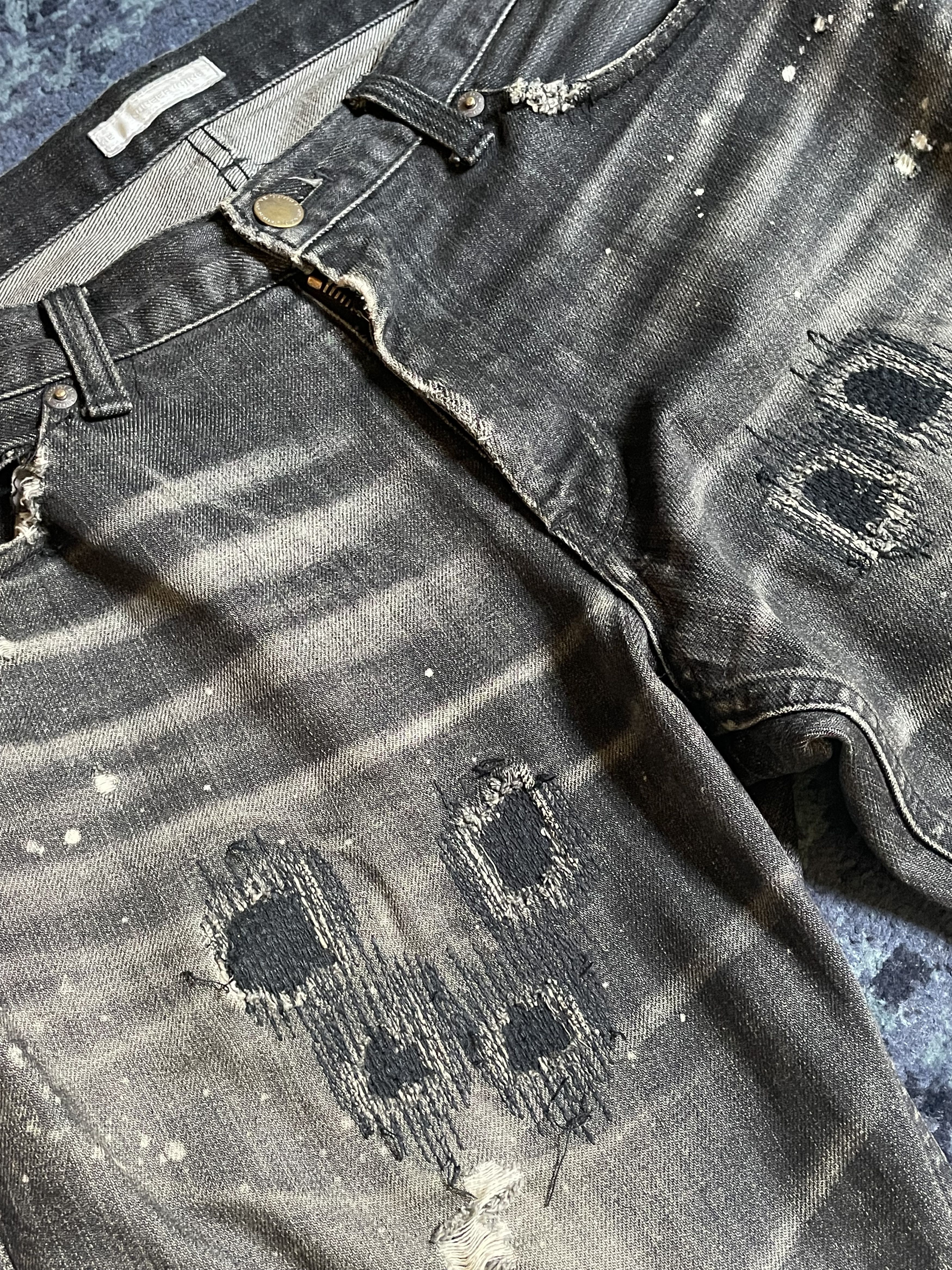 Number (N)ine AW01 Number (N)ine "Standards" Grunge Denim Size US 30 / EU 46 - 3 Thumbnail