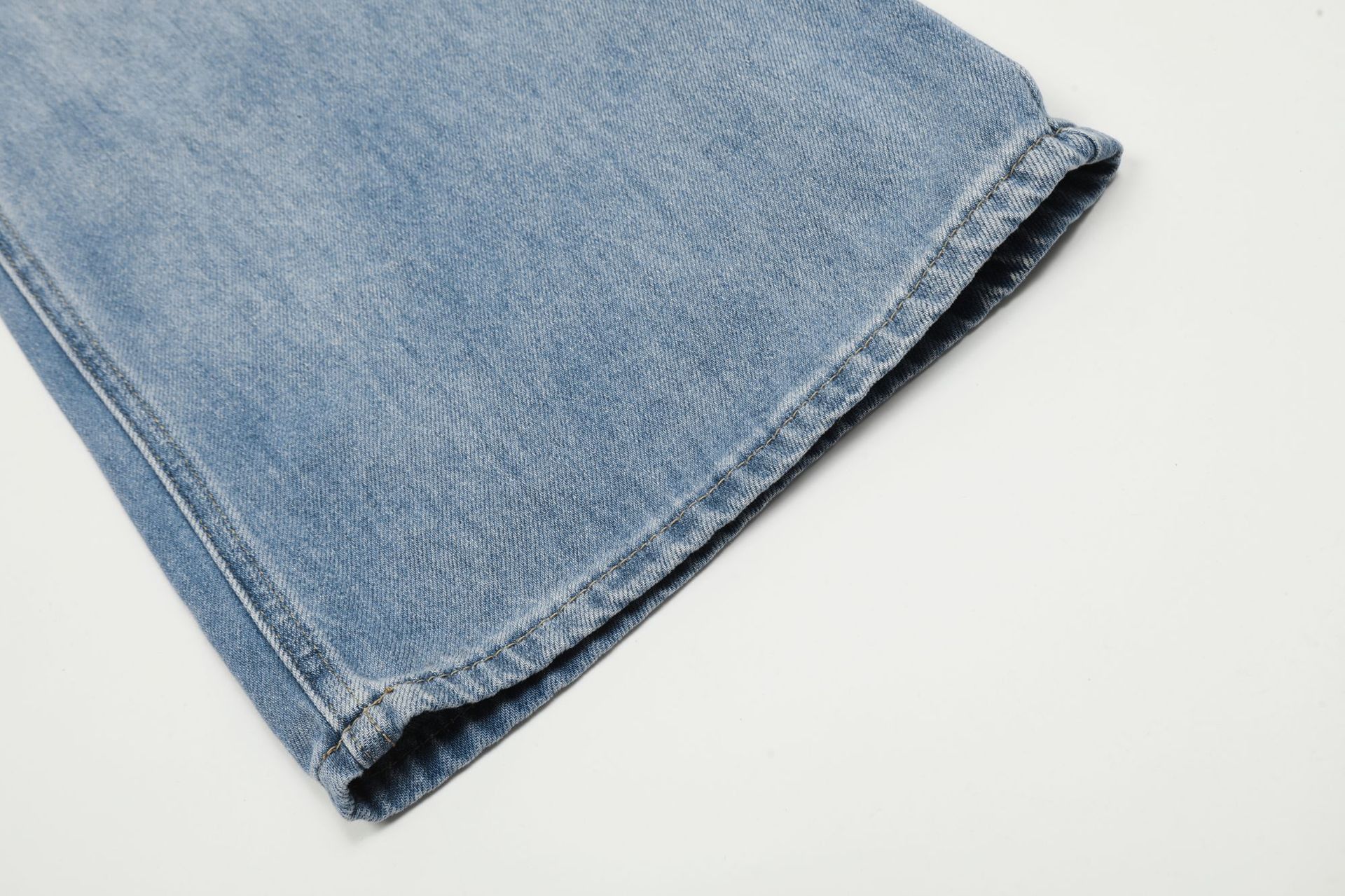 Japanese Brand × Jean Men's washed vintage blue straight wide-leg jeans Size US 32 / EU 48 - 5 Thumbnail