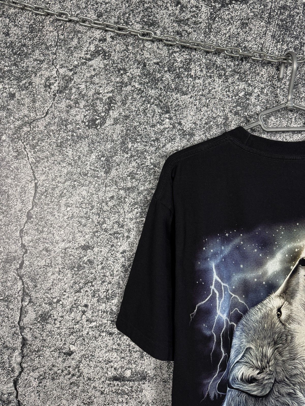 Band Tees Vintage Rock Eagle Wolf Moon Lightning Overprint Tee XL Size US XL / EU 56 / 4 - 11 Thumbnail