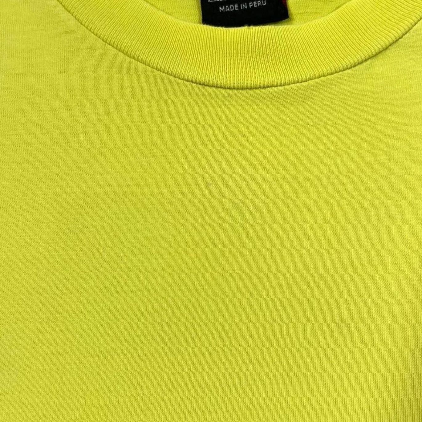 Nike VINTAGE Nike Black Label Embroidered Mini Swoosh Logo Yellow Cotton T-Shirt M Men Short Sleeve Round Neck Vintage 90s #9403 Size US M / EU 48-50 / 2 - 5 Thumbnail