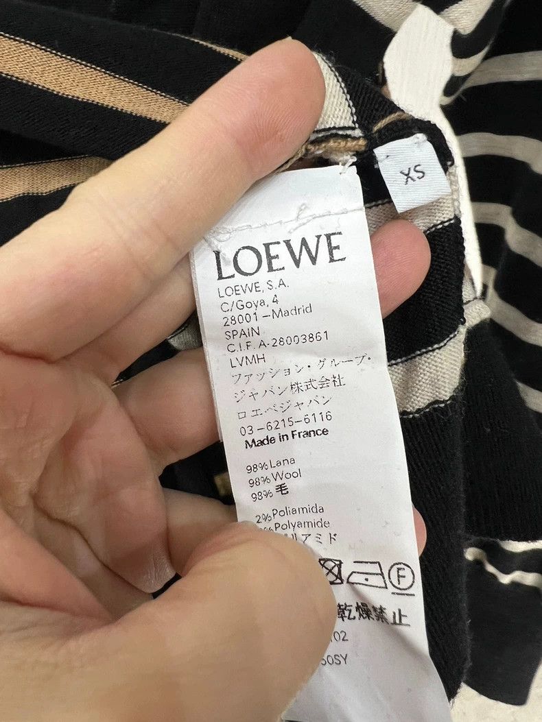 Loewe LOEWE Fake two-piece striped knitted top Size XS / US 0-2 / IT 36-38 - 5 Thumbnail