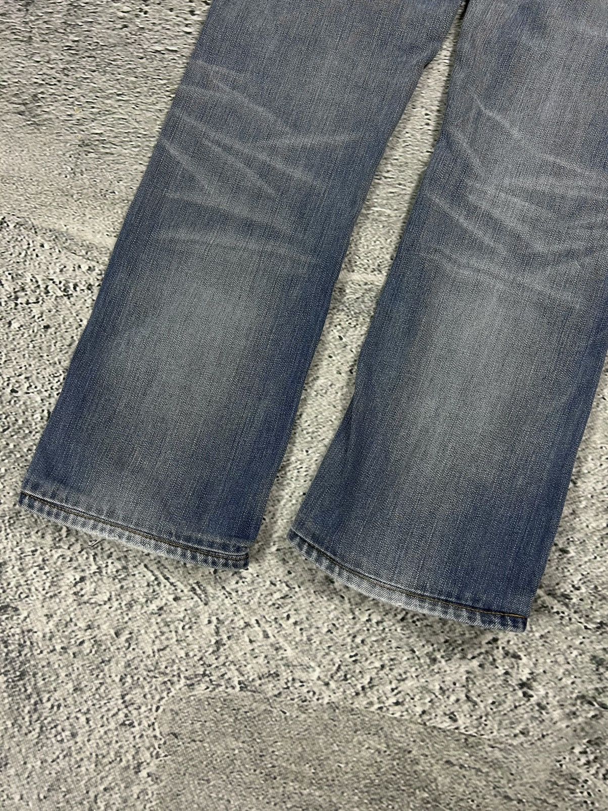 Evisu Evisu Genes jeans vintage denim baby blue white seagull Y2K Size US 29 - 4 Thumbnail
