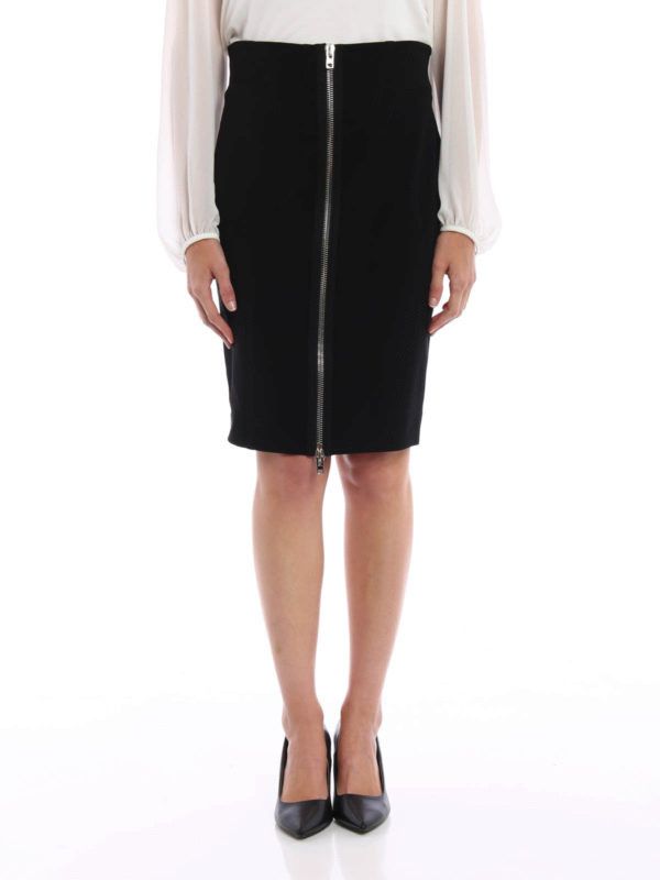 Givenchy o1y0925 Mini Skirt in Black Size 30" / US 8 / IT 44 - 5 Thumbnail