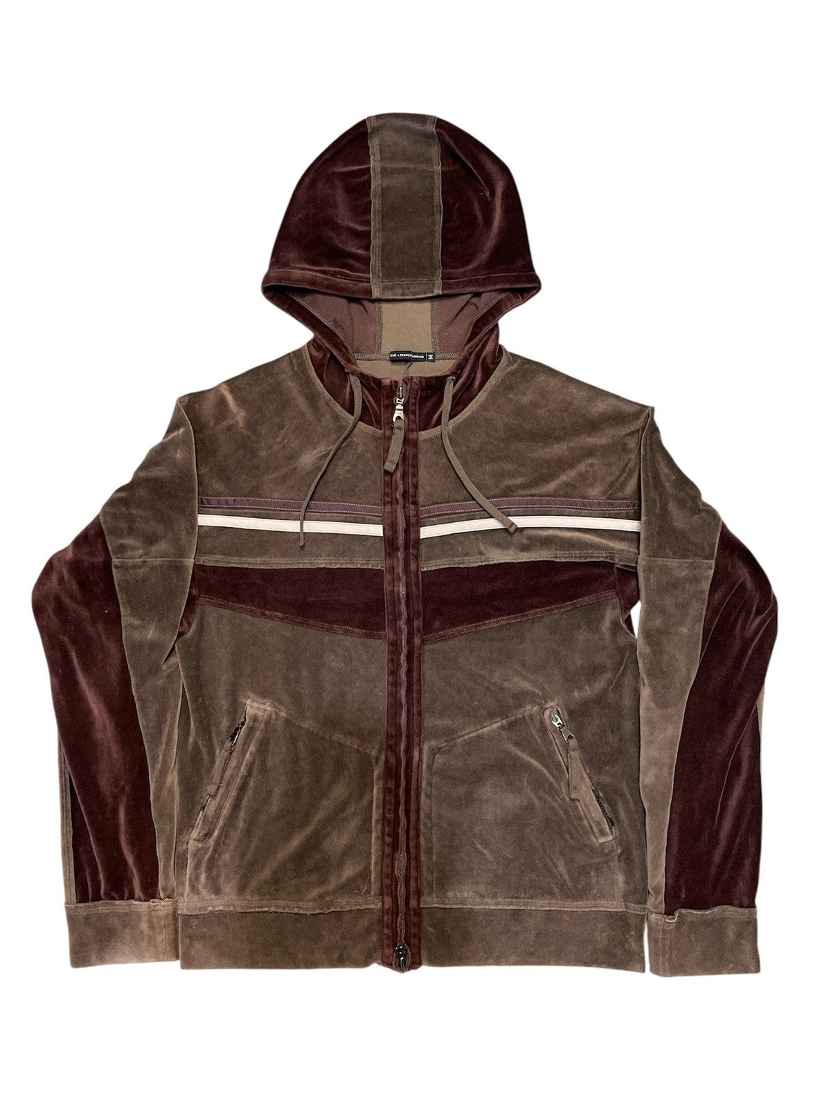 Marithe + Francois Girbaud Vintage Marithe Francois Girbaud Zipper Hoodies Size US M / EU 48-50 / 2 - 1 Thumbnail