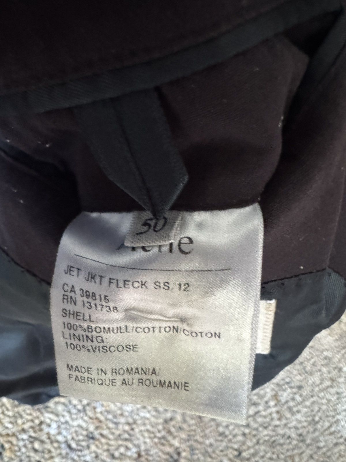 Acne Studios Acne - slim fit blazer - 50 Size 40R - 5 Thumbnail