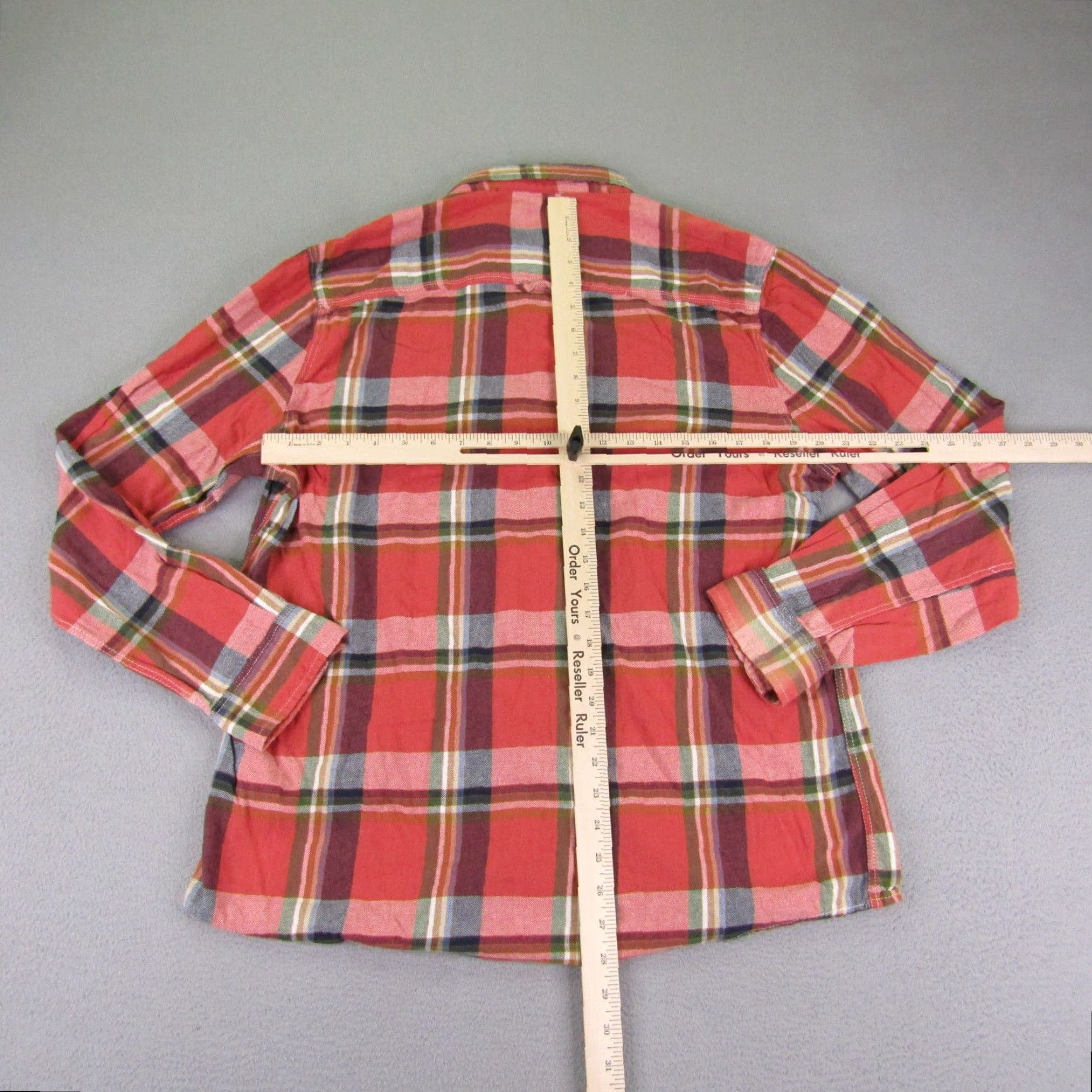 JNCO JNCO Shirt Mens M Red Plaid Flannel Button-Up Outdoors Long Sleeve Casual Shirt Size US M / EU 48-50 / 2 - 6 Thumbnail