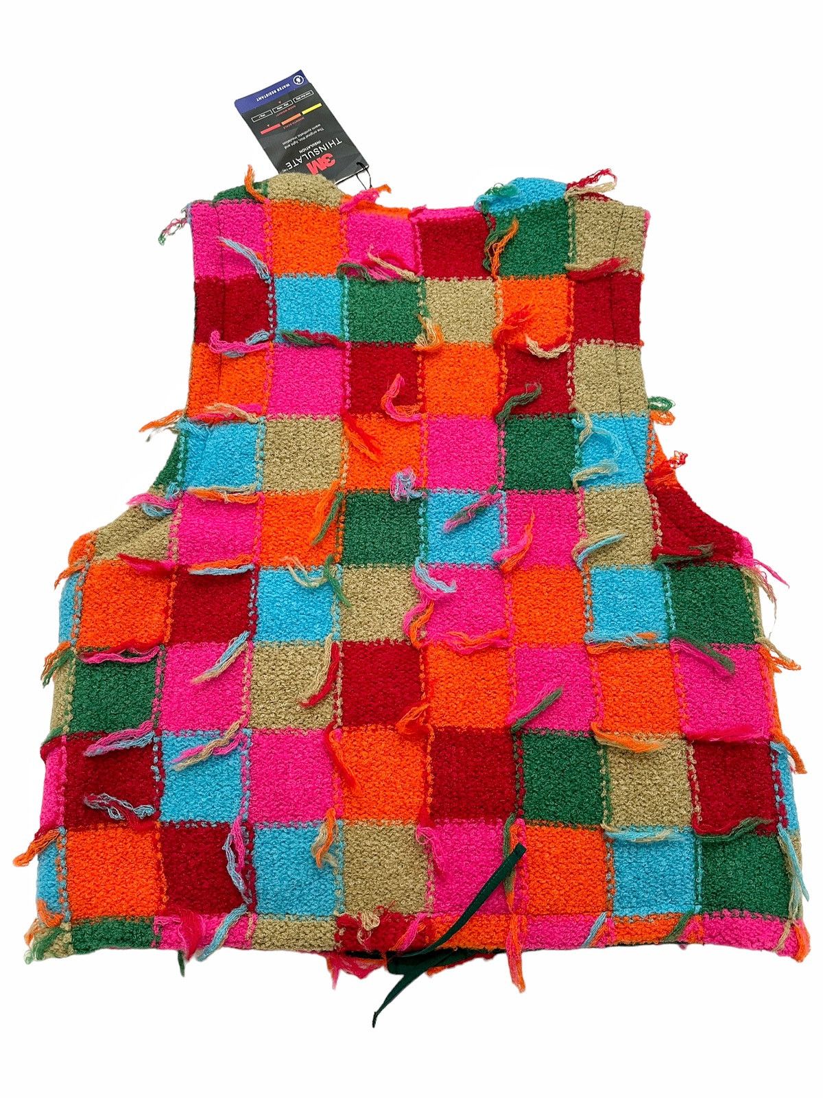 Andersson Bell Reversible Intarsia Knit Patchwork Vest Size US M / EU 48-50 / 2 - 4 Thumbnail