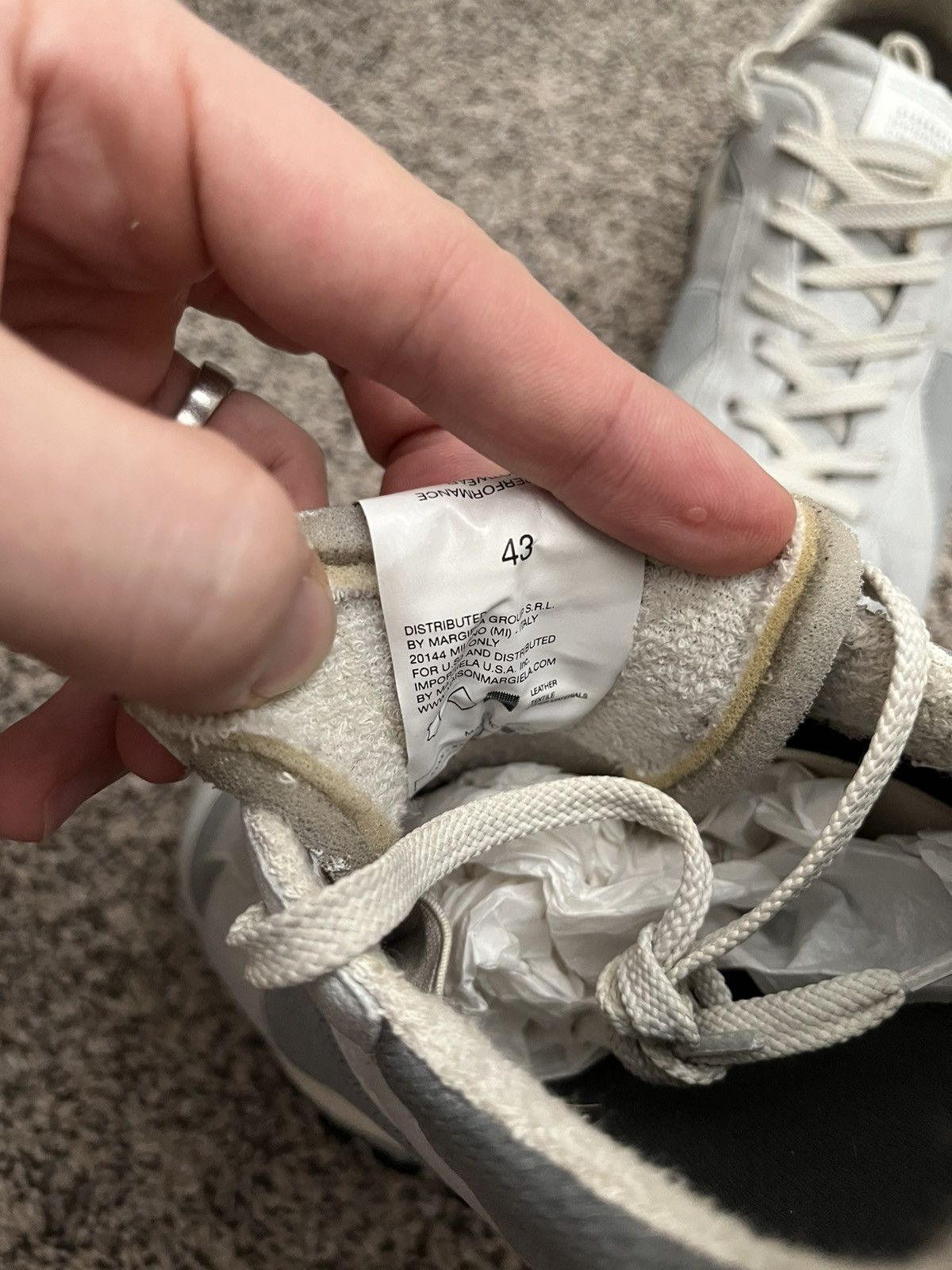 Maison Margiela MAISON MARGIELA 22 PAINTED RETRO RUNNER SNEAKER 43 Size US 10 / EU 43 - 8 Thumbnail