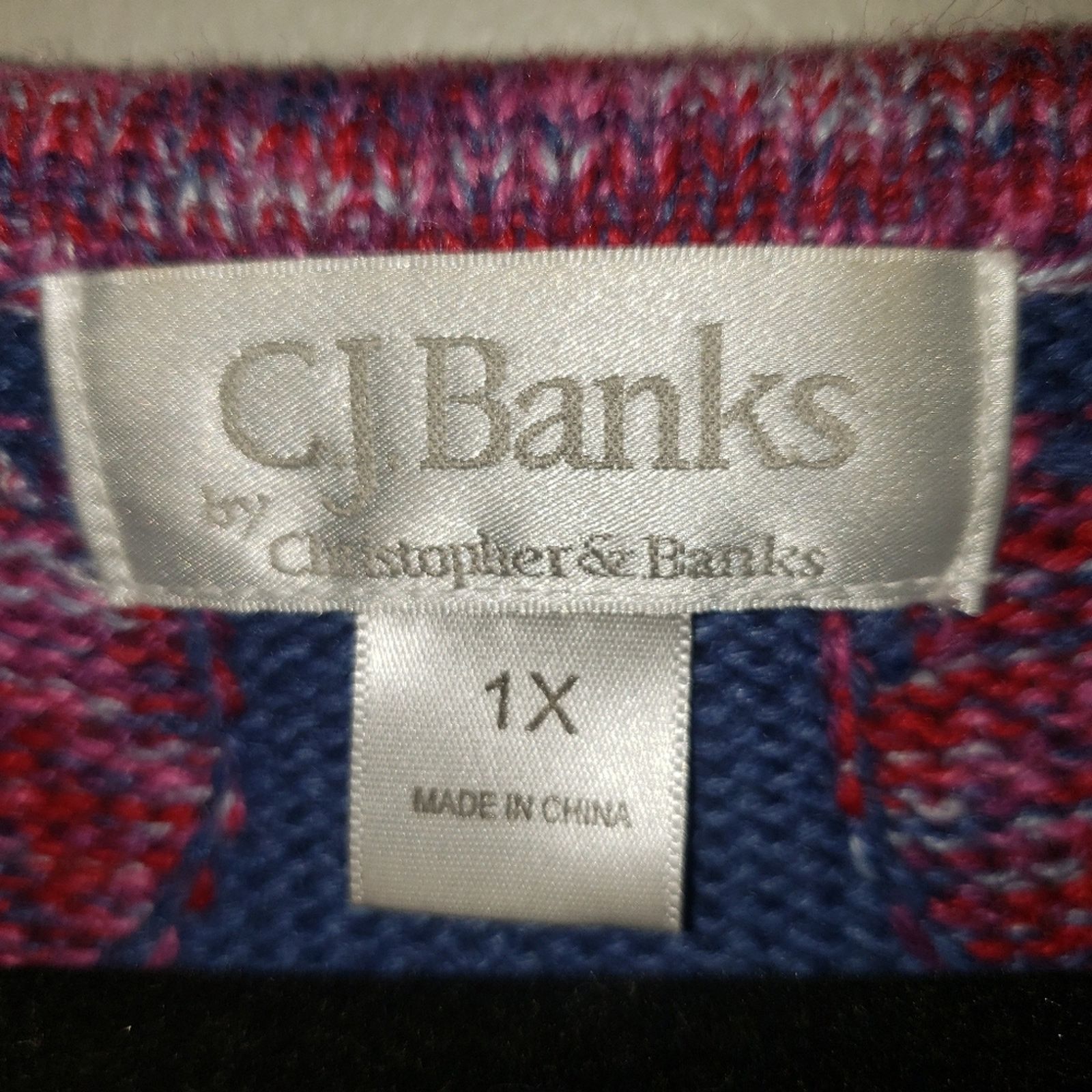 Other Vintage C.J. Banks Christopher & Banks cardigan sweater 1X Size XL / US 12-14 / IT 48-50 - 8 Thumbnail