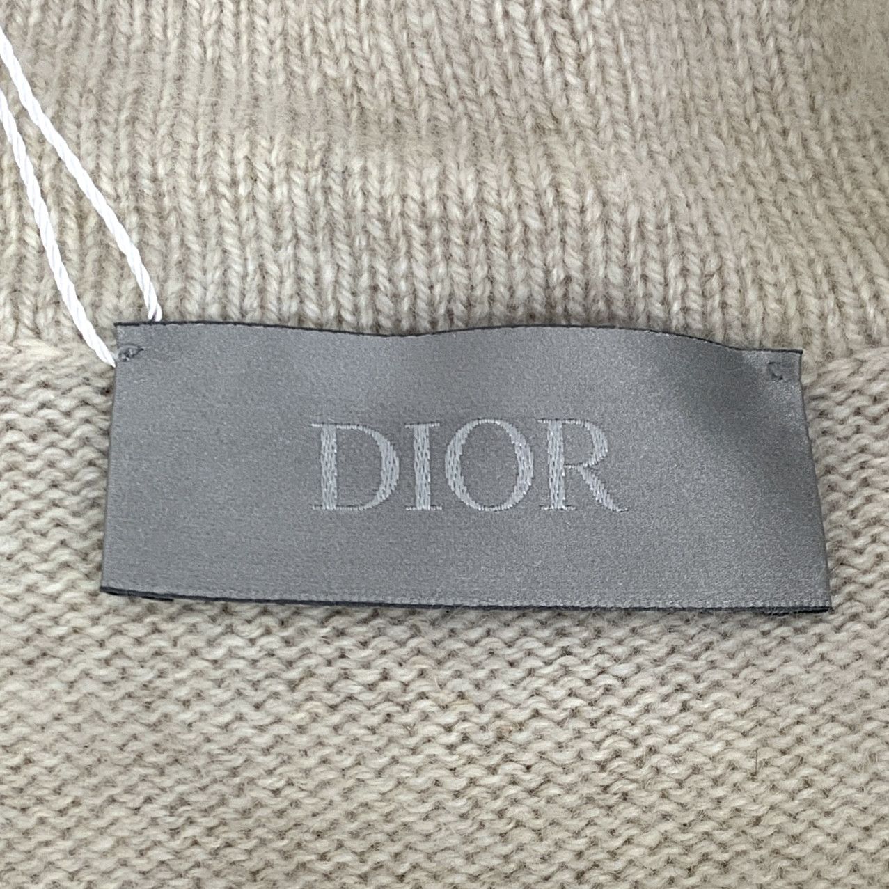 Dior Dior Logo Cashmere Hoodie Oat (M) Size US M / EU 48-50 / 2 - 6 Thumbnail