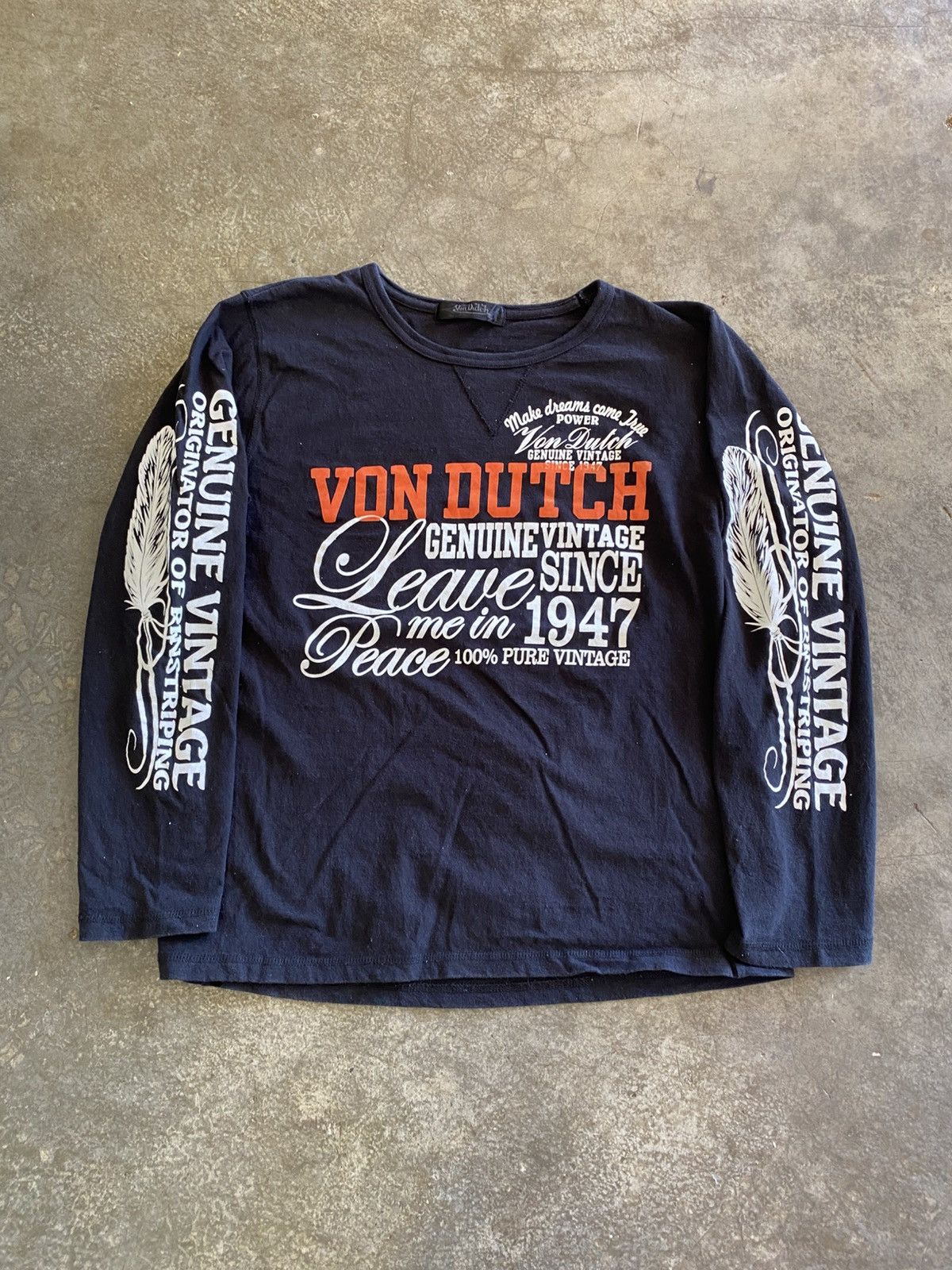 Von Dutch Von dutch genuine vintage long sleeve tees Size US S / EU 44-46 / 1 - 1 Thumbnail