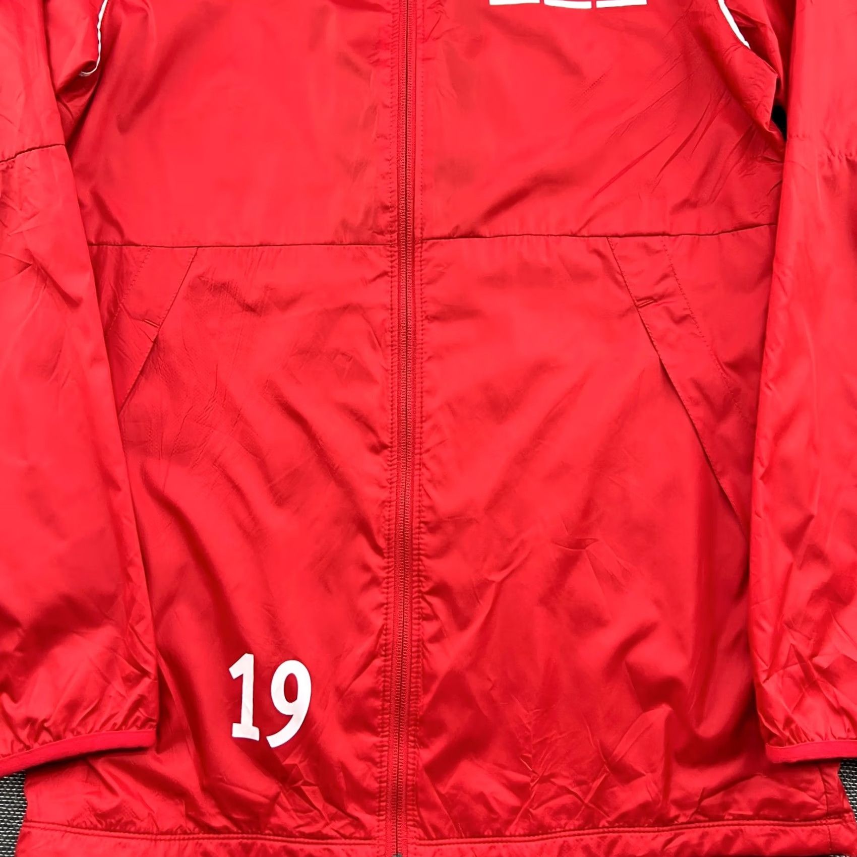 Nike Nike Nylon Jacket Mens Small Red Full Zip Track Football Training Drill Brann SK Size US S / EU 44-46 / 1 - 3 Thumbnail