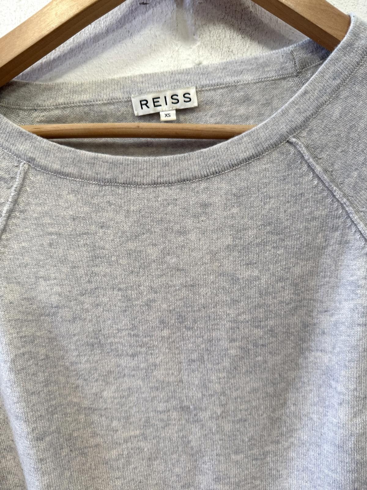 Reiss Reiss Soft Grey Short Sleeve Top - Size S Size XS / US 0-2 / IT 36-38 - 3 Thumbnail