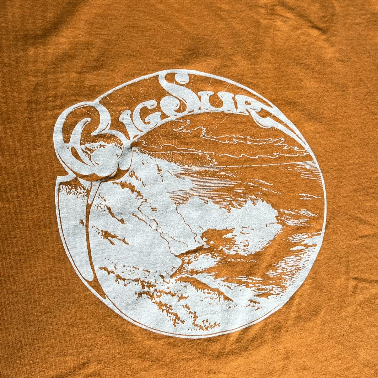 Vintage Vintage 1990s Big Sur California Mountain Tour Logo T Shirt Size US XL / EU 56 / 4 - 3 Thumbnail