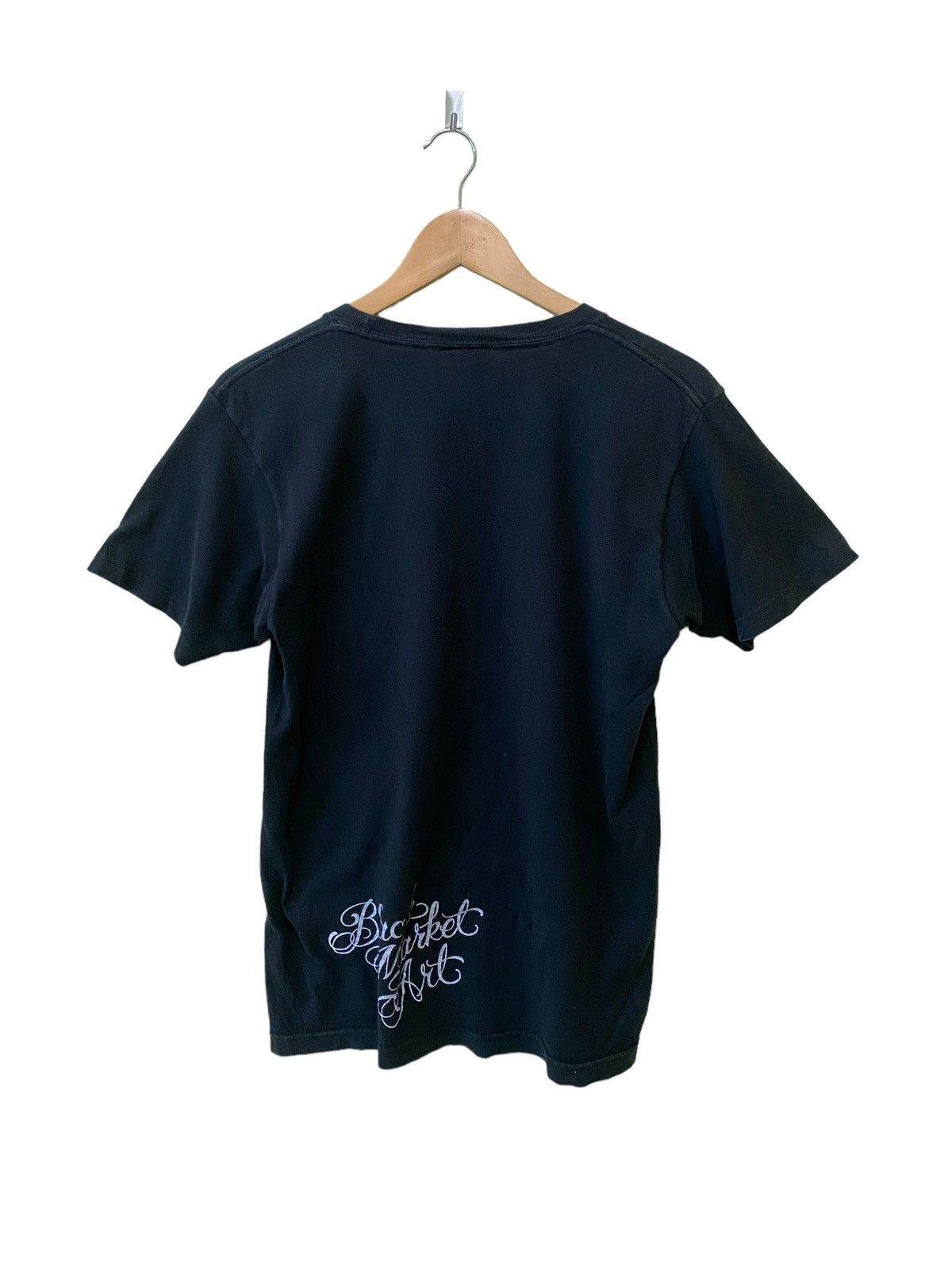 Vintage Rare Tattoo Man Photo Black Market Art Distressed Tshirt Size US S / EU 44-46 / 1 - 2 Thumbnail