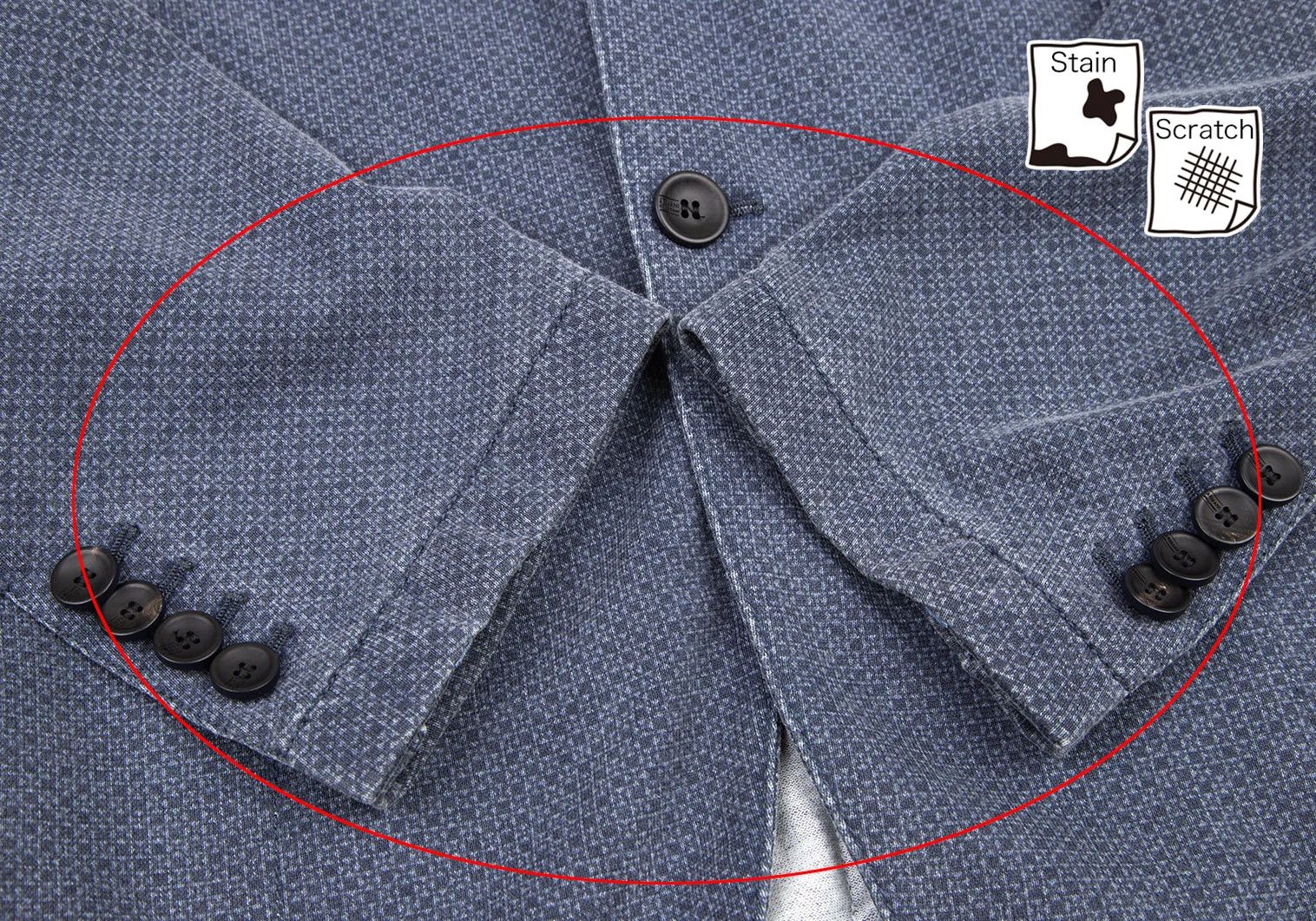 Armani Collezioni Cotton 2B Tailored Jacket in Navy Size 50 Size US M / EU 48-50 / 2 - 8 Thumbnail