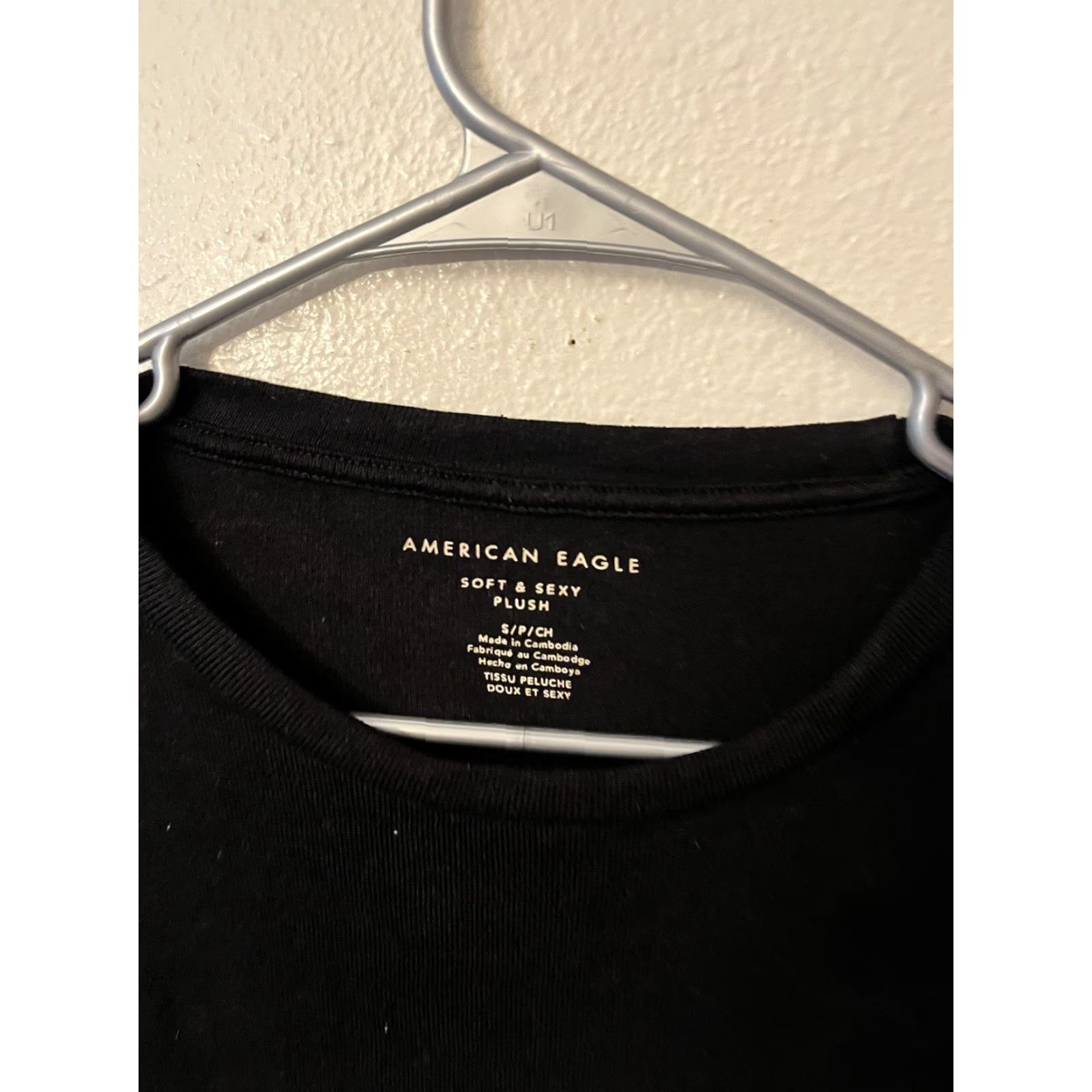 American Eagle Outfitters American Eagle Outfitters Shirt Women S Long Sleeve Black Knot Front Casual Sleeve T-Shirt Size S / US 4 / IT 40 - 2 Thumbnail
