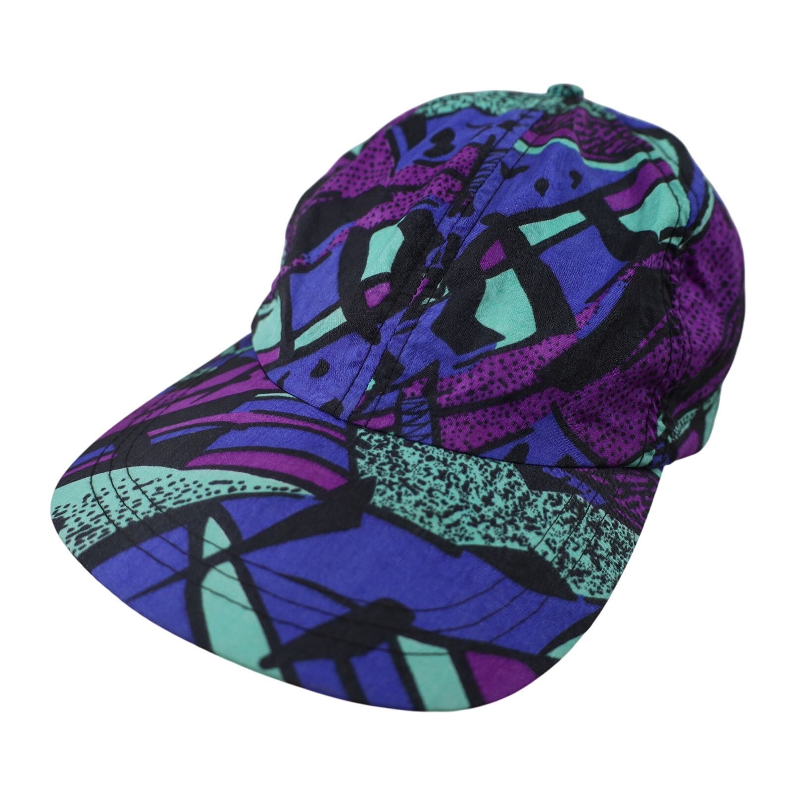 Reebok × Vintage Vintage 90s Reebok Abstract Print Hat Size ONE SIZE - 1 Thumbnail