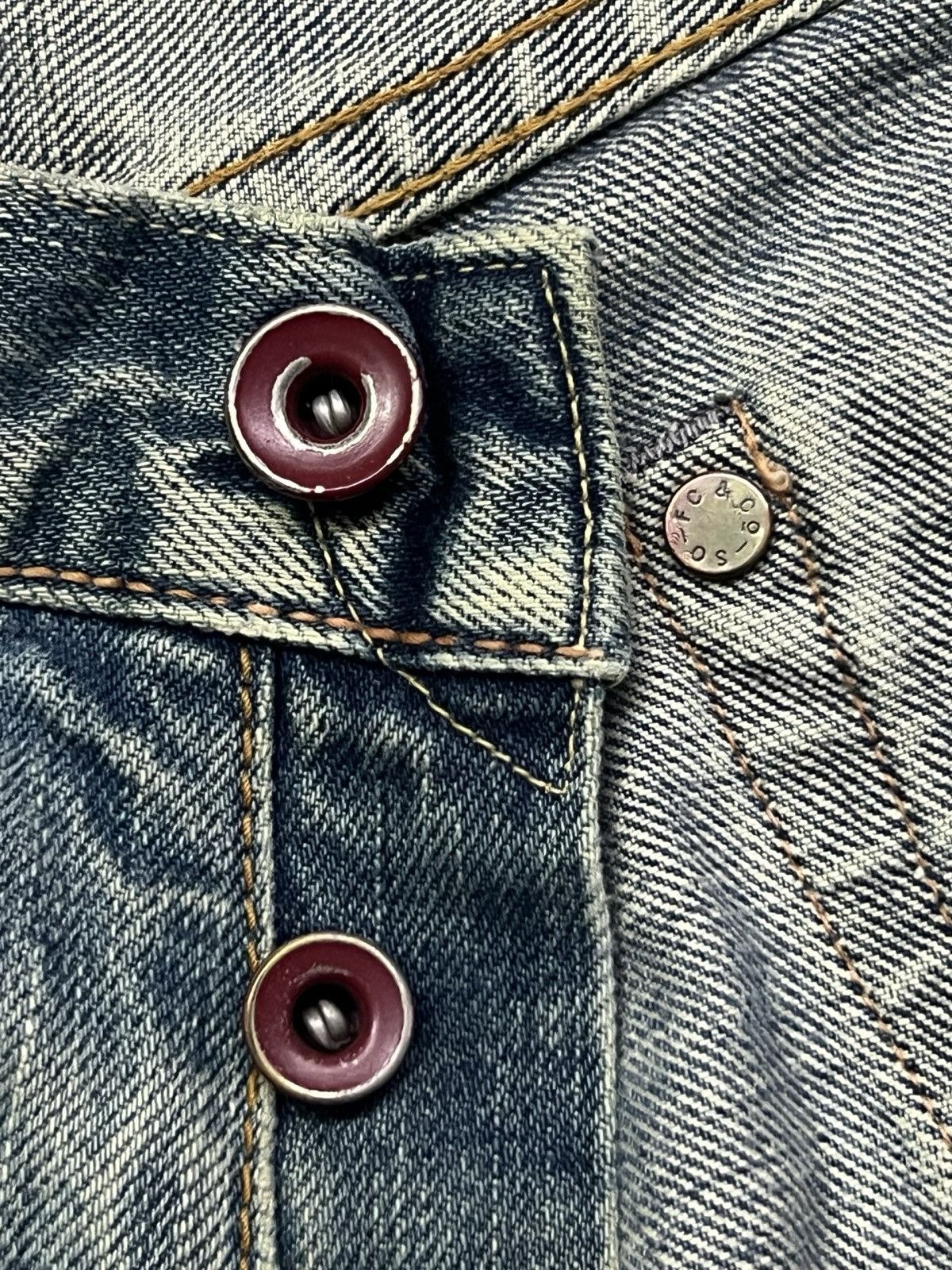 Full Count & Co. Vintage 00s Fullcount 1101-15 Selvedge Japanese Denim -W33 Size US 33 - 13 Thumbnail