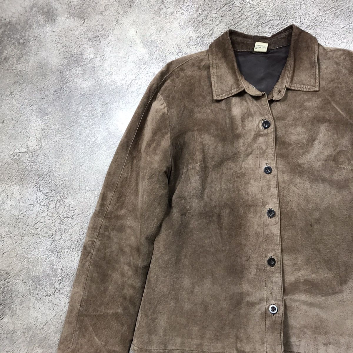 Japanese Brand VINTAGE Y2K SUEDE JACKET JAPAN CASUAL STREETWEAR 90s Size L / US 10 / IT 46 - 2 Thumbnail