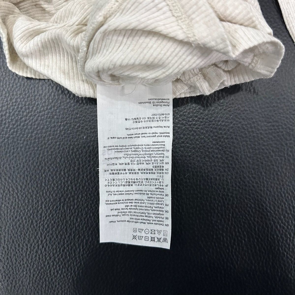 Acne Studios Acne Studios Money Chest Layered Long Sleeve Top Size US XXS / EU 40 - 4 Thumbnail