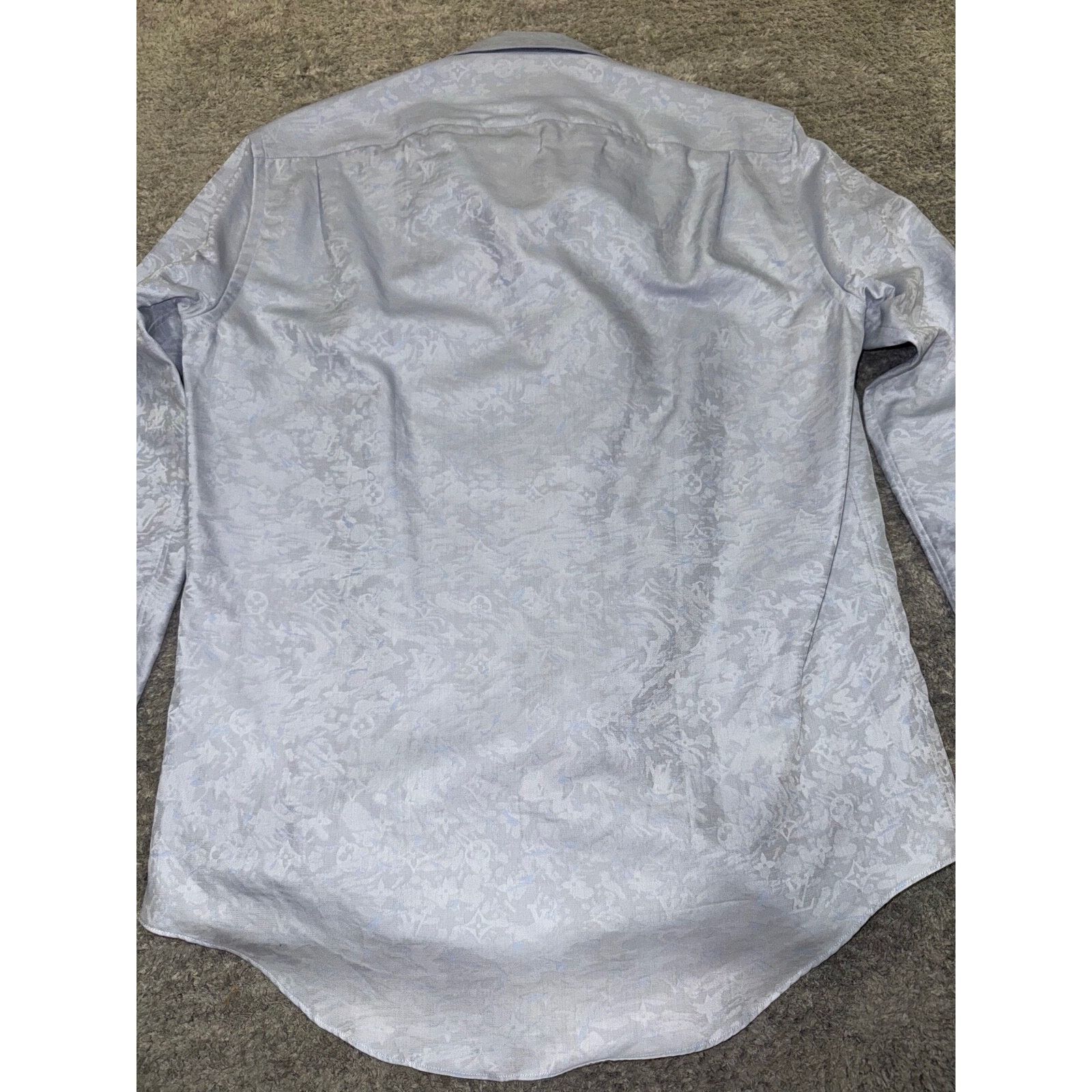 Louis Vuitton Louis Vuitton Regular Shirt DNA Collar Monogram Long Sleeve Size US S / EU 44-46 / 1 - 14 Thumbnail