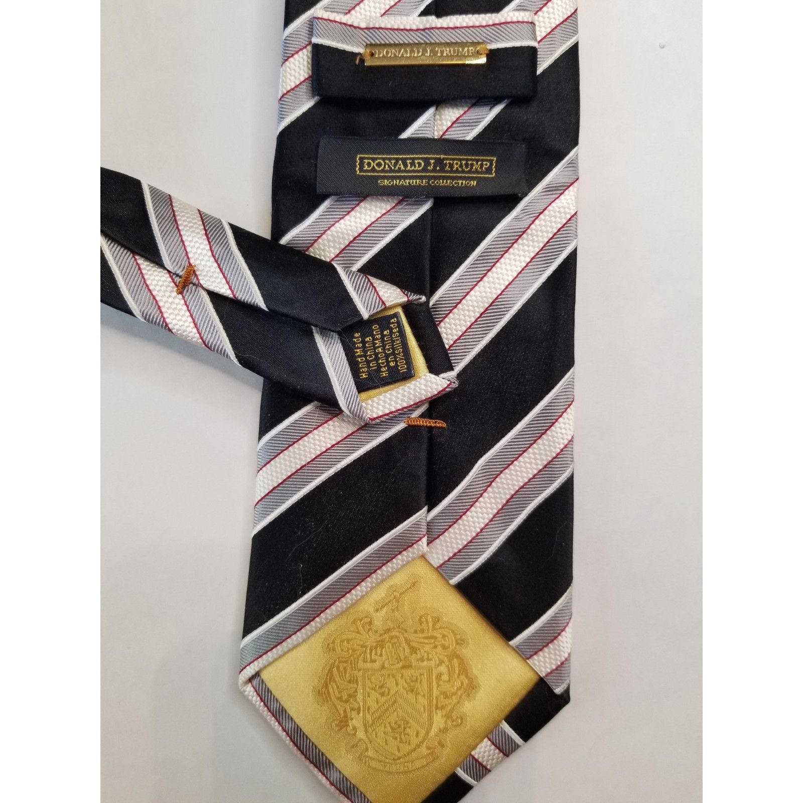 Donald Trump Donald J Trump Signature Collection Neck Tie Diagonal Stripe Size ONE SIZE - 2 Thumbnail