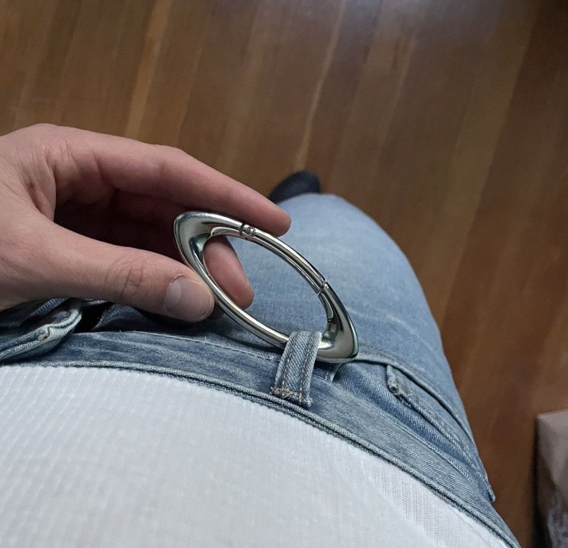 Y2k Silver Keychain Essential Icon Carabiner