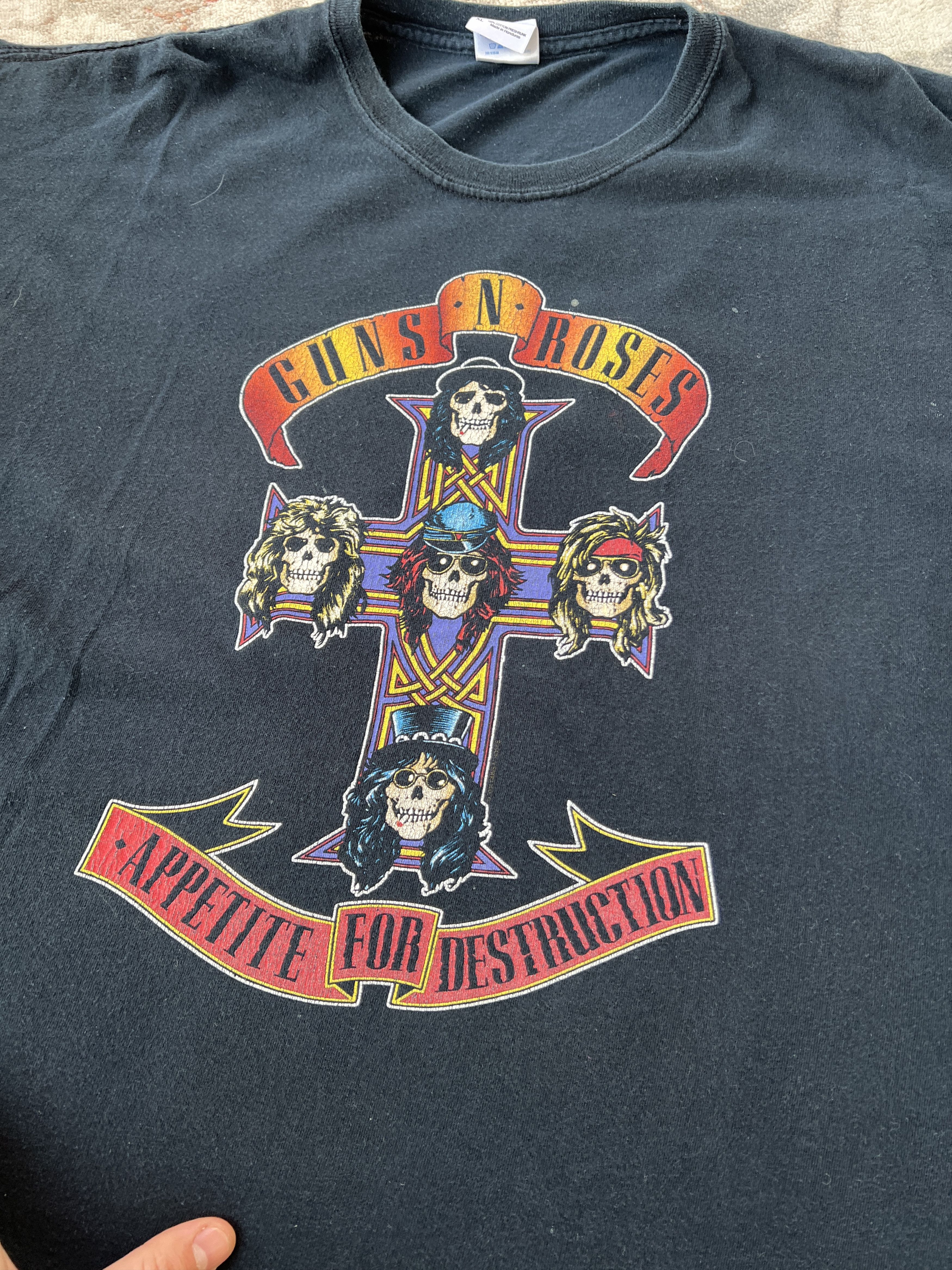Guns N' Roses Guns N Roses Appetite For Destruction Vintage Tee Size US XL / EU 56 / 4 - 2 Thumbnail