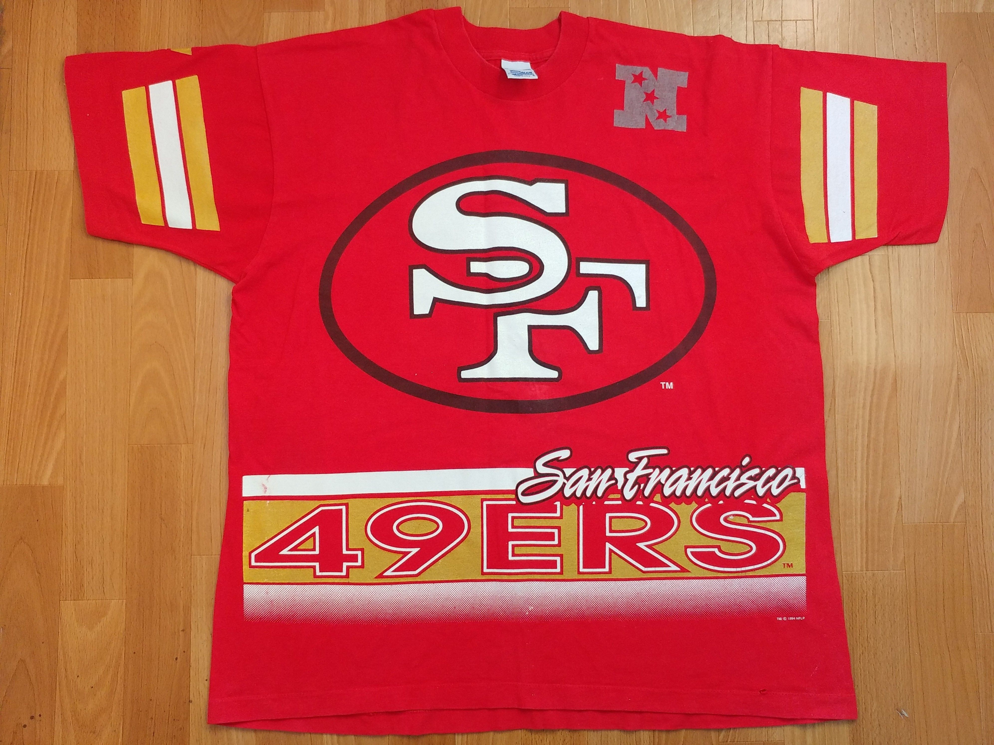 NFL × Vintage NFL San Francisco 49ers t-shirt, 1994 jersey, vintage XL Size US XL / EU 56 / 4 - 1 Thumbnail
