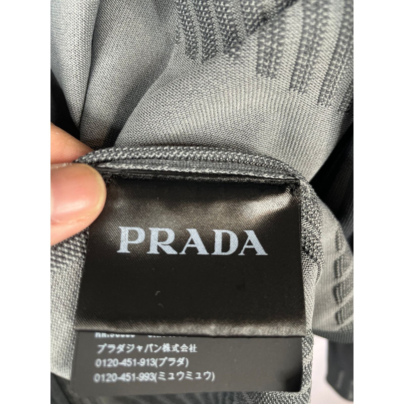 Prada Prada Tech Knit Grey & Green Cardigan Size US M / EU 48-50 / 2 - 4 Thumbnail