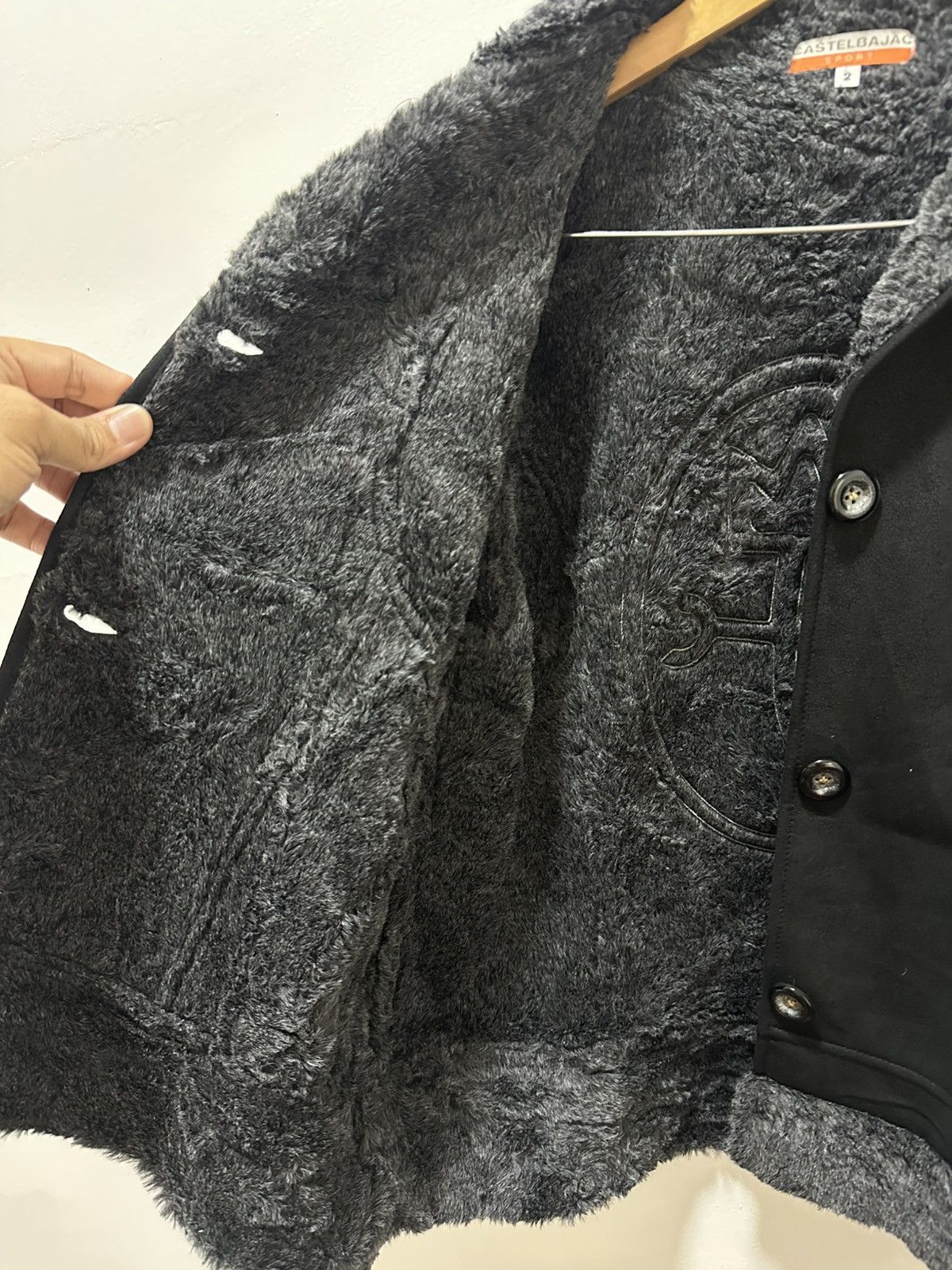 Jean Charles De Castelbajac Jean de castelbajac Mink Fur Jacket Big Logo Design Size XS / US 0-2 / IT 36-38 - 8 Thumbnail