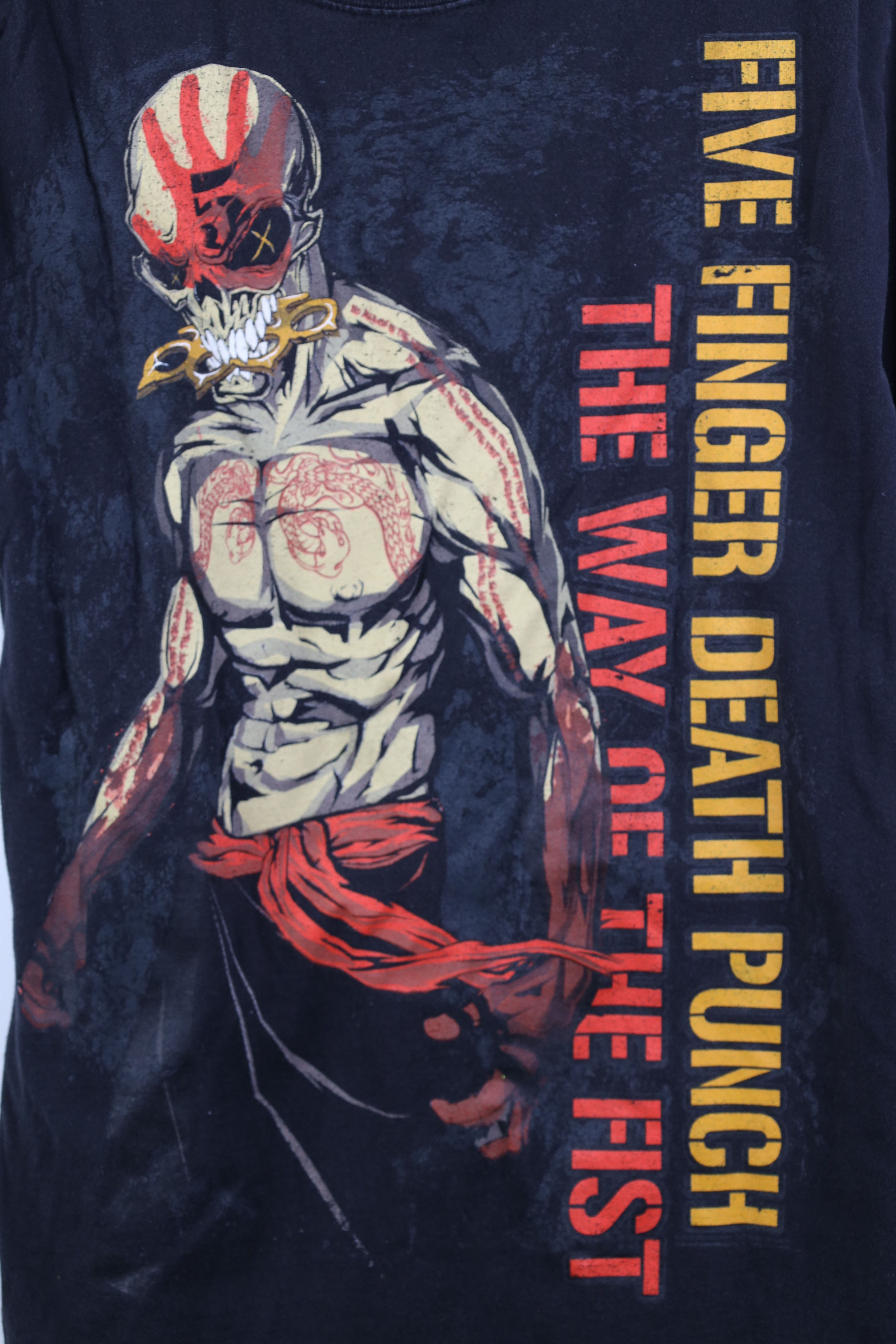 Vintage Vintage Way of the Fist Five Finger Death Punch Band T-Shirt Size US M / EU 48-50 / 2 - 4 Thumbnail