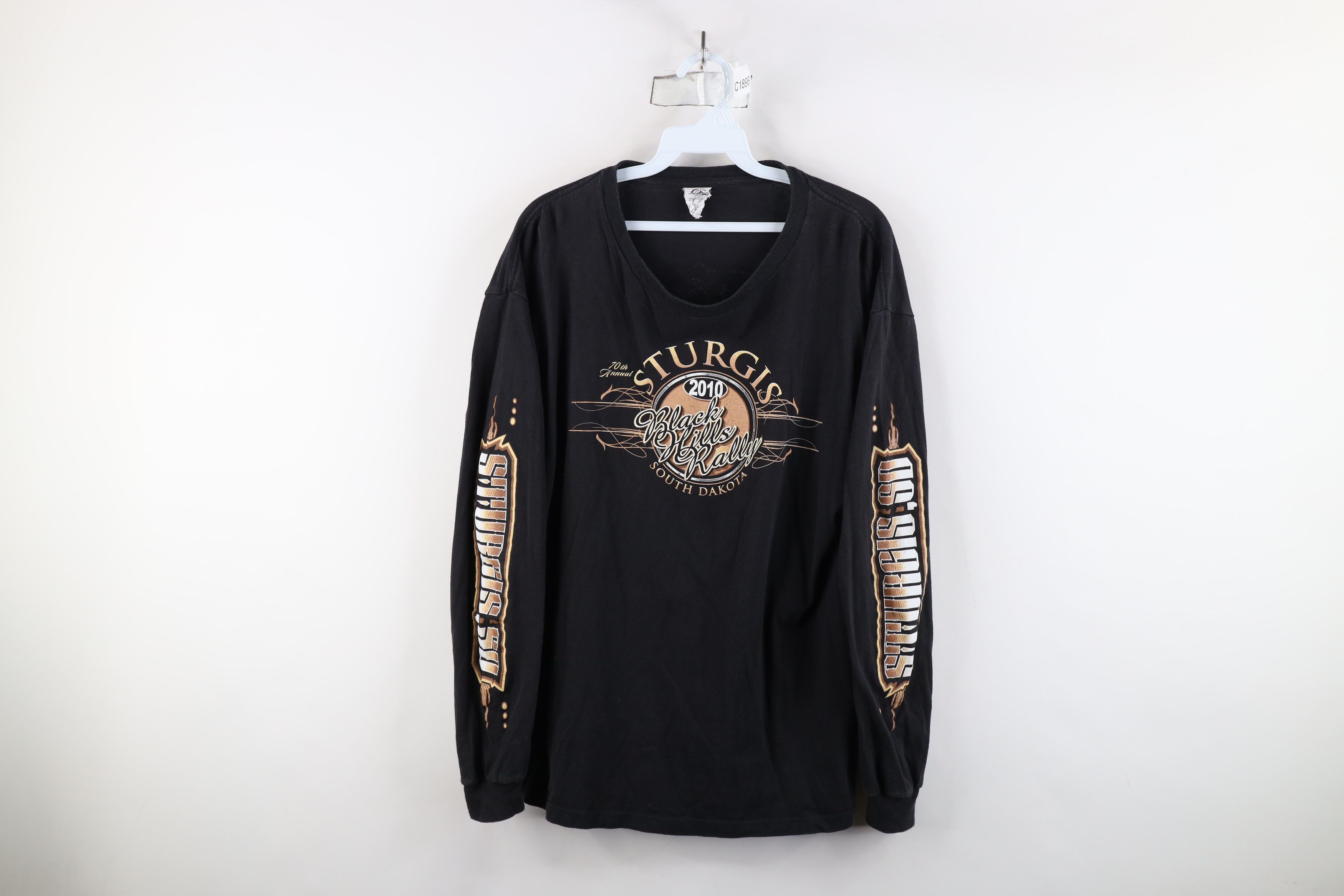 Vintage Vintage Y2K 2010 Motorcycle Sturgis Long Sleeve T-Shirt Size US L / EU 52-54 / 3 - 1 Thumbnail